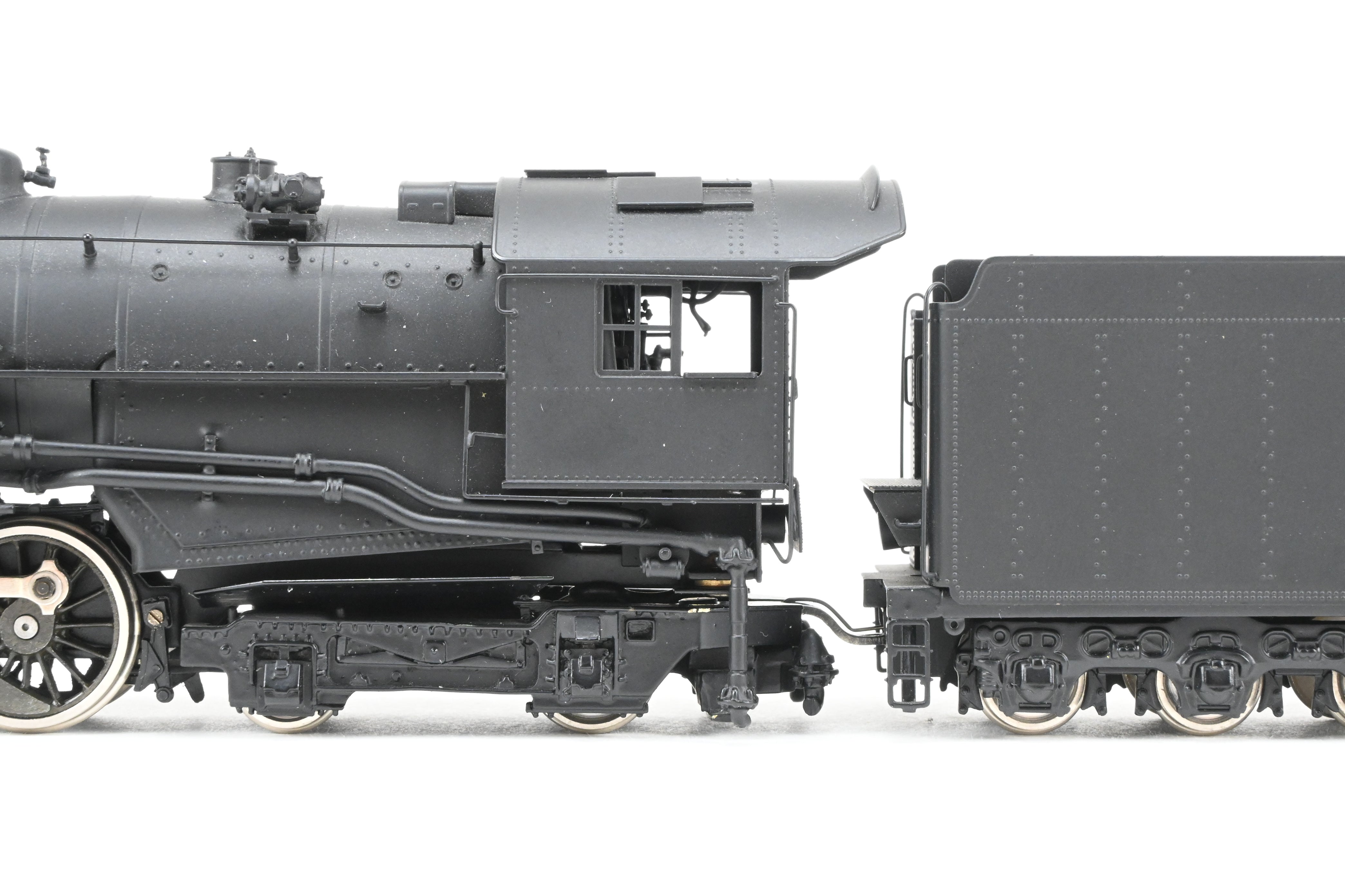 HO Scale Brass Oriental Limited Erie Railroad S-3 2-8-4 Steam Locomotive with Spoked Drivers and FP Configuration