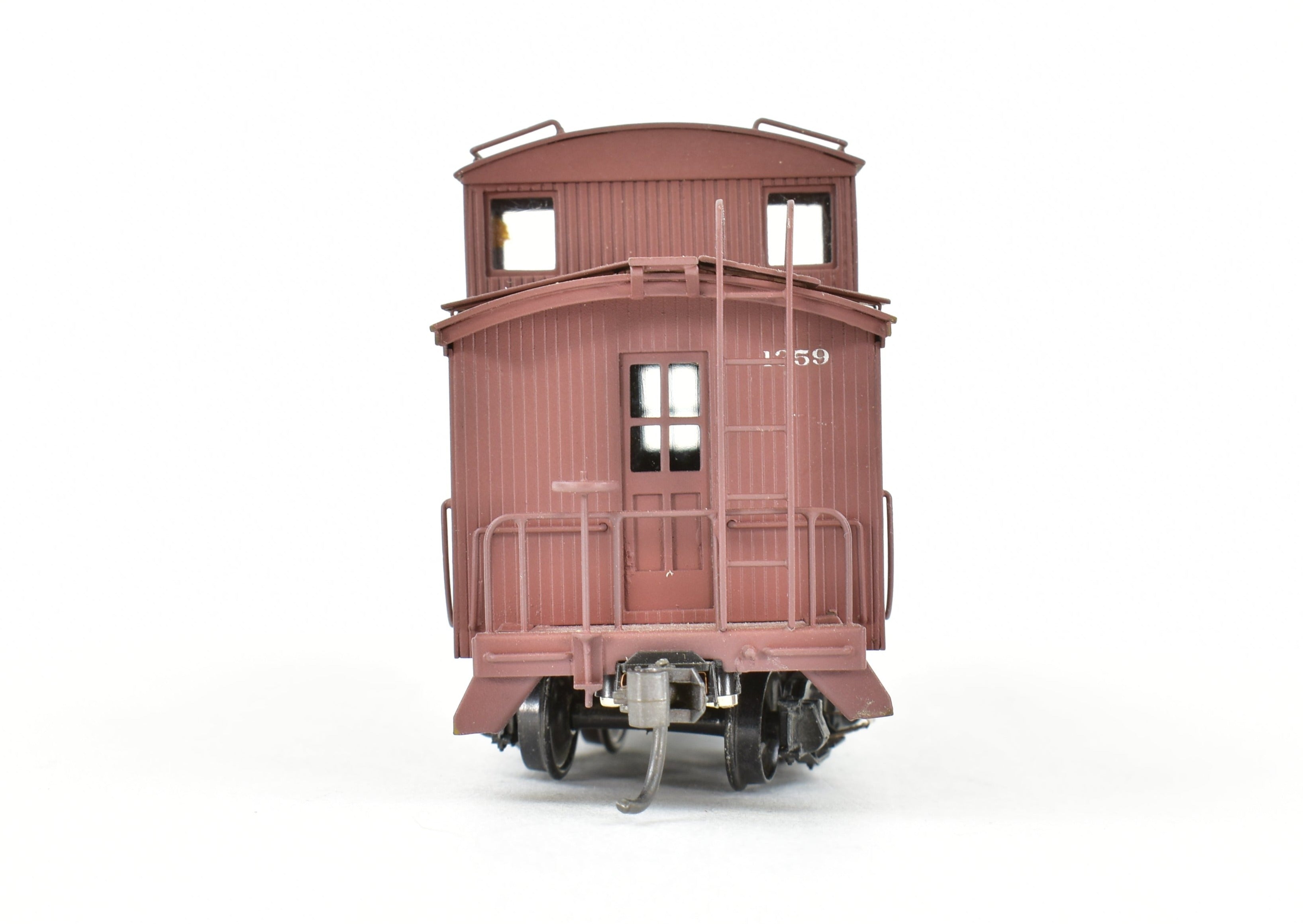 Custom Painted & Weathered HO Brass ATSF - Santa Fe Wood Caboose by Trains Inc.