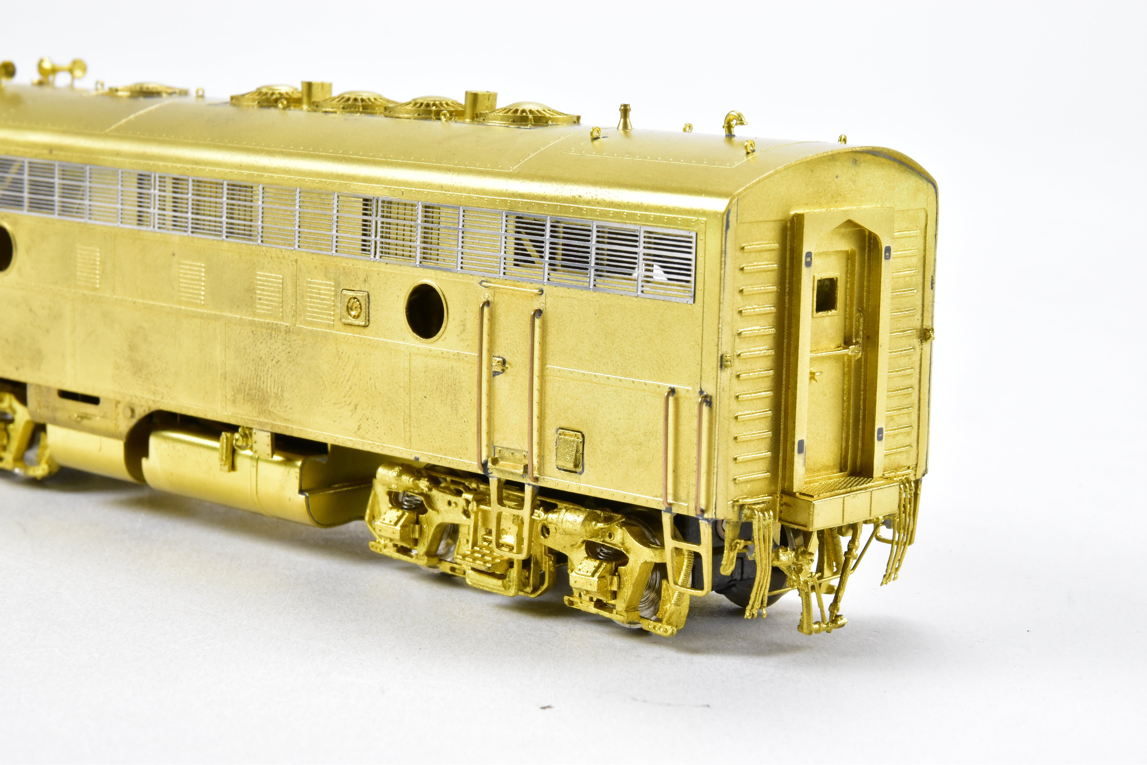 HO Scale Brass Model Train - Overland Models Inc. (OMI) Western Pacific EMD F7A Locomotives Nos. 913, 921 with Snowplow Pilot from the 1970 Era