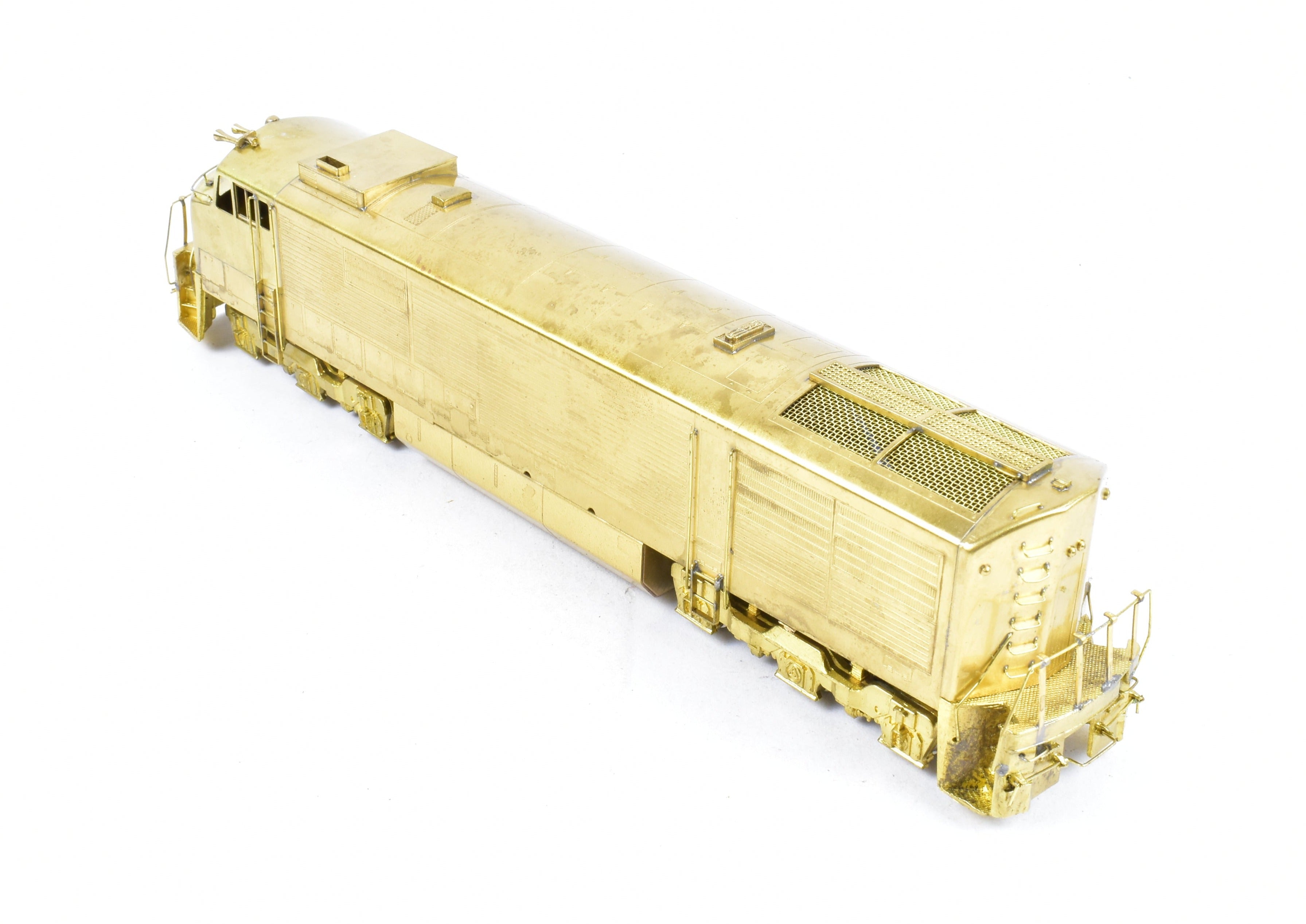 HO Scale Brass Hallmark Models ATSF - Santa Fe GE U30CG Cowl-Style Passenger Diesel Locomotive Model with New NWSL Gears