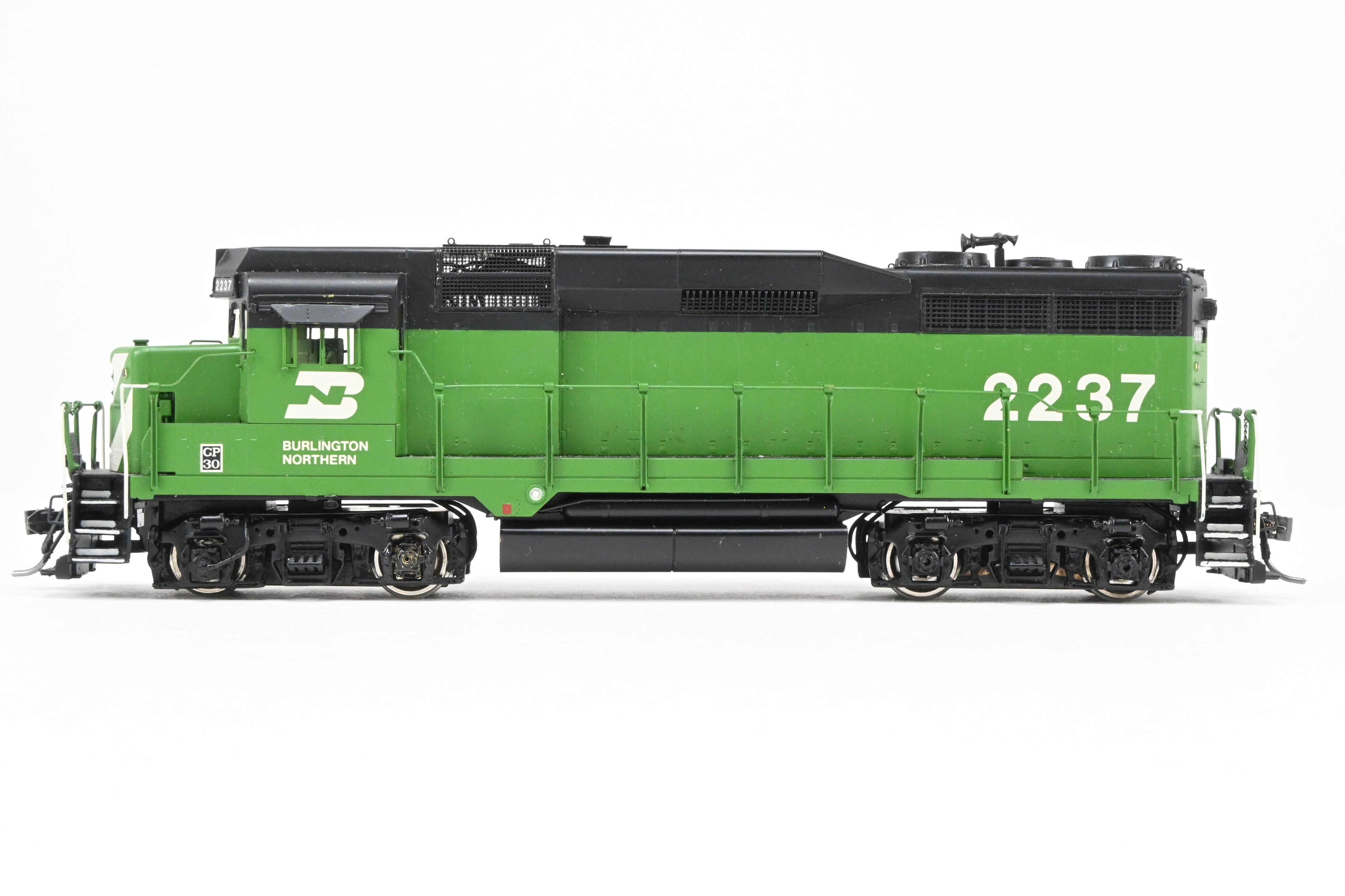 HO Scale Brass Cylinder - Challenger Imports Burlington Northern EMD GP30 Phase II Freight Model in Replacement Box