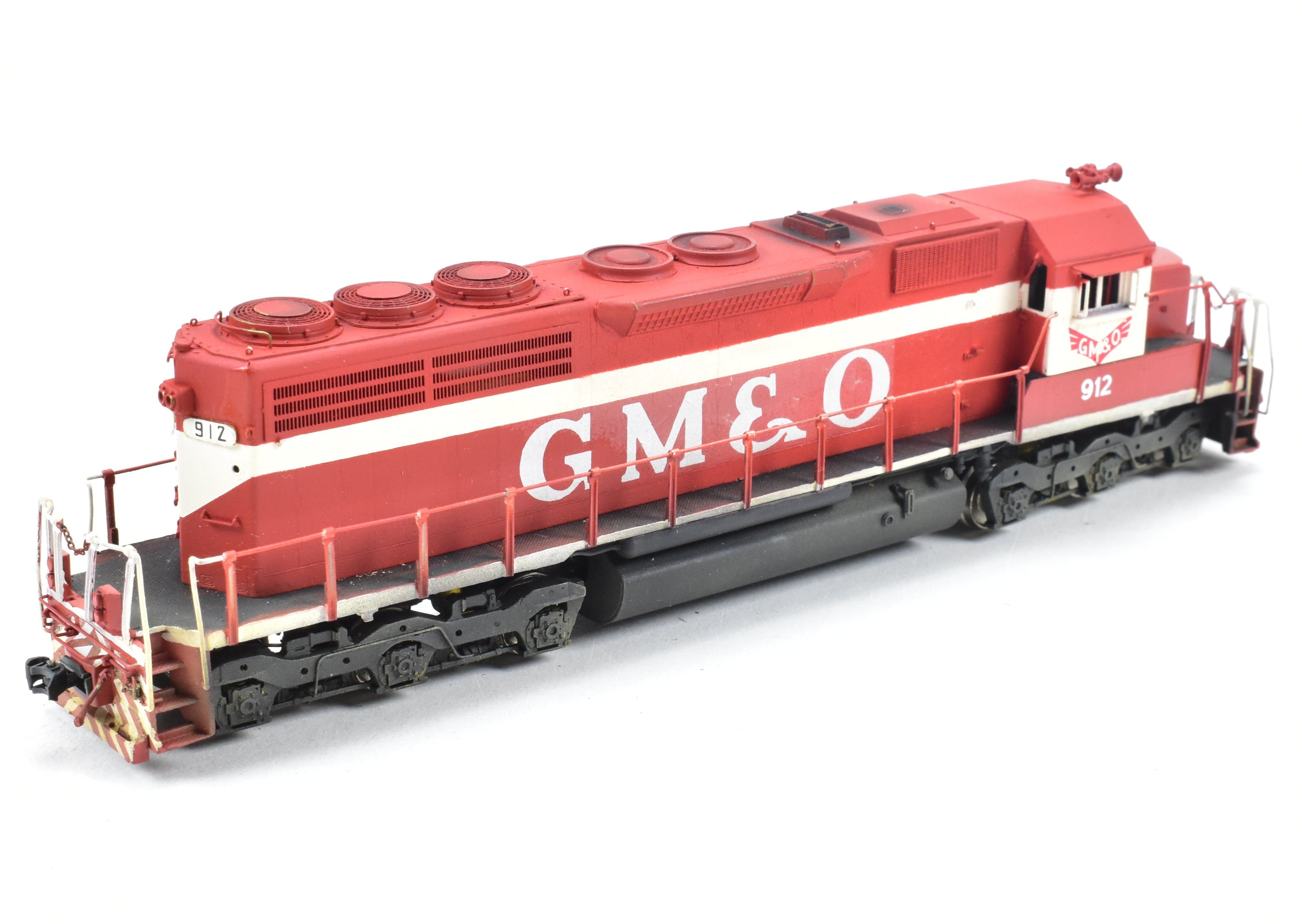 HO Scale Brass GM&O EMD SD40 C/P No. 912 by Overland Models w/ Light Weathering