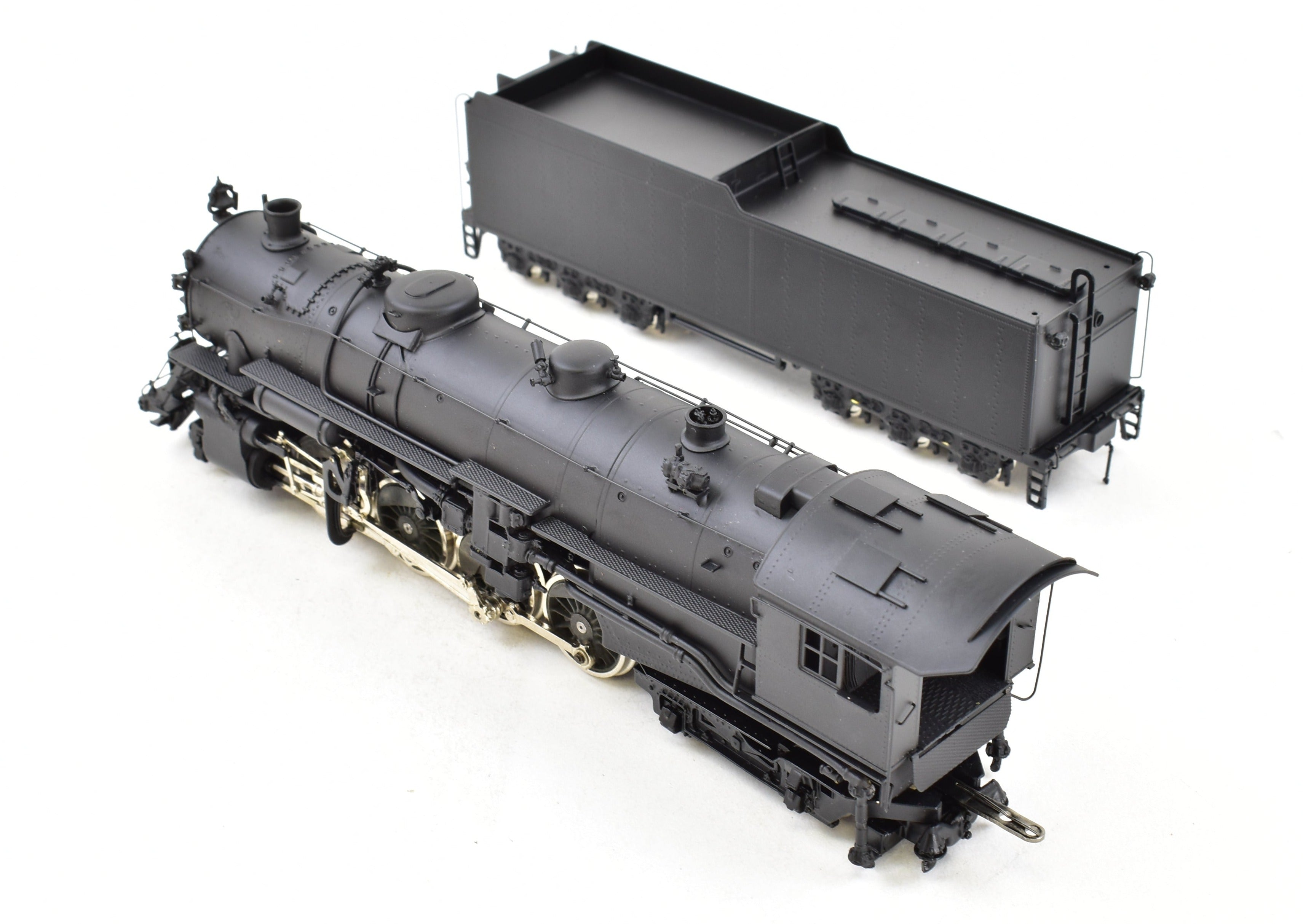 HO Scale Brass Model Train - Oriental Limited Erie Railroad S - 3 2 - 8 - 4 Locomotive with Spoked Drivers and FP Features