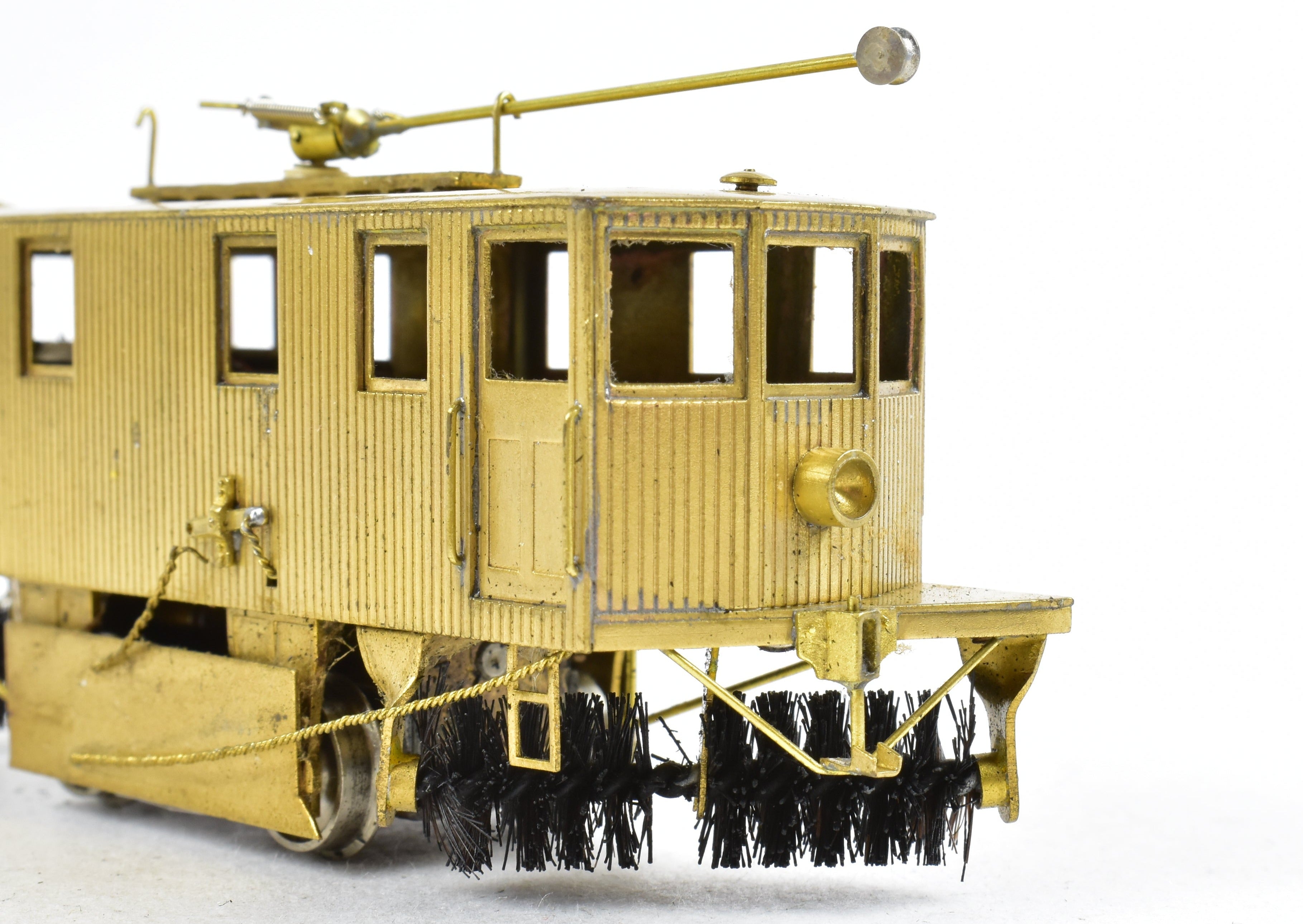 HO Scale Brass Fairfield Single Truck Sweeper Model - No Box, Nice Condition