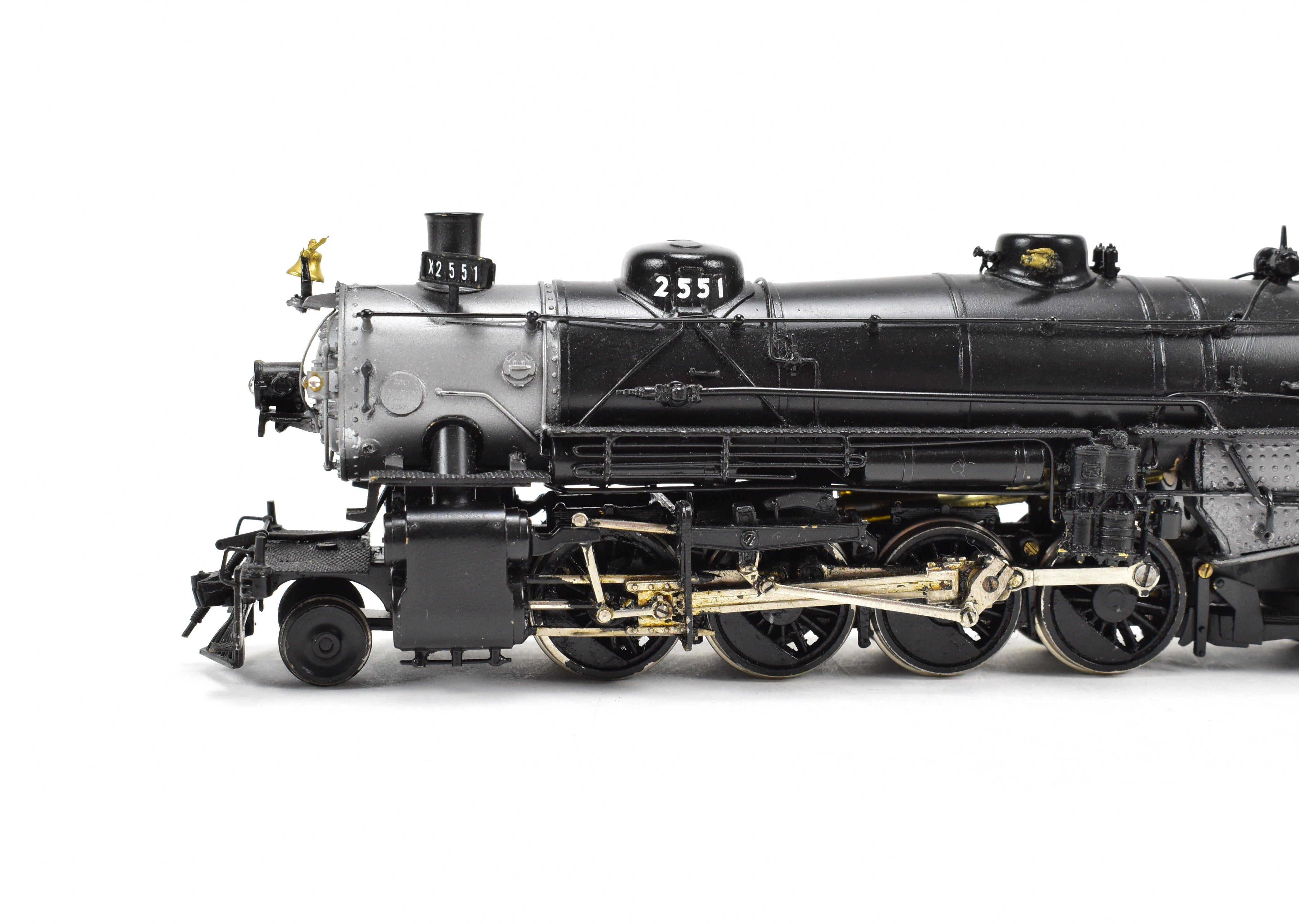 HO Scale Brass PFM - United Union Pacific USRA 2-8-2 #2551 with Can Motor Upgrade