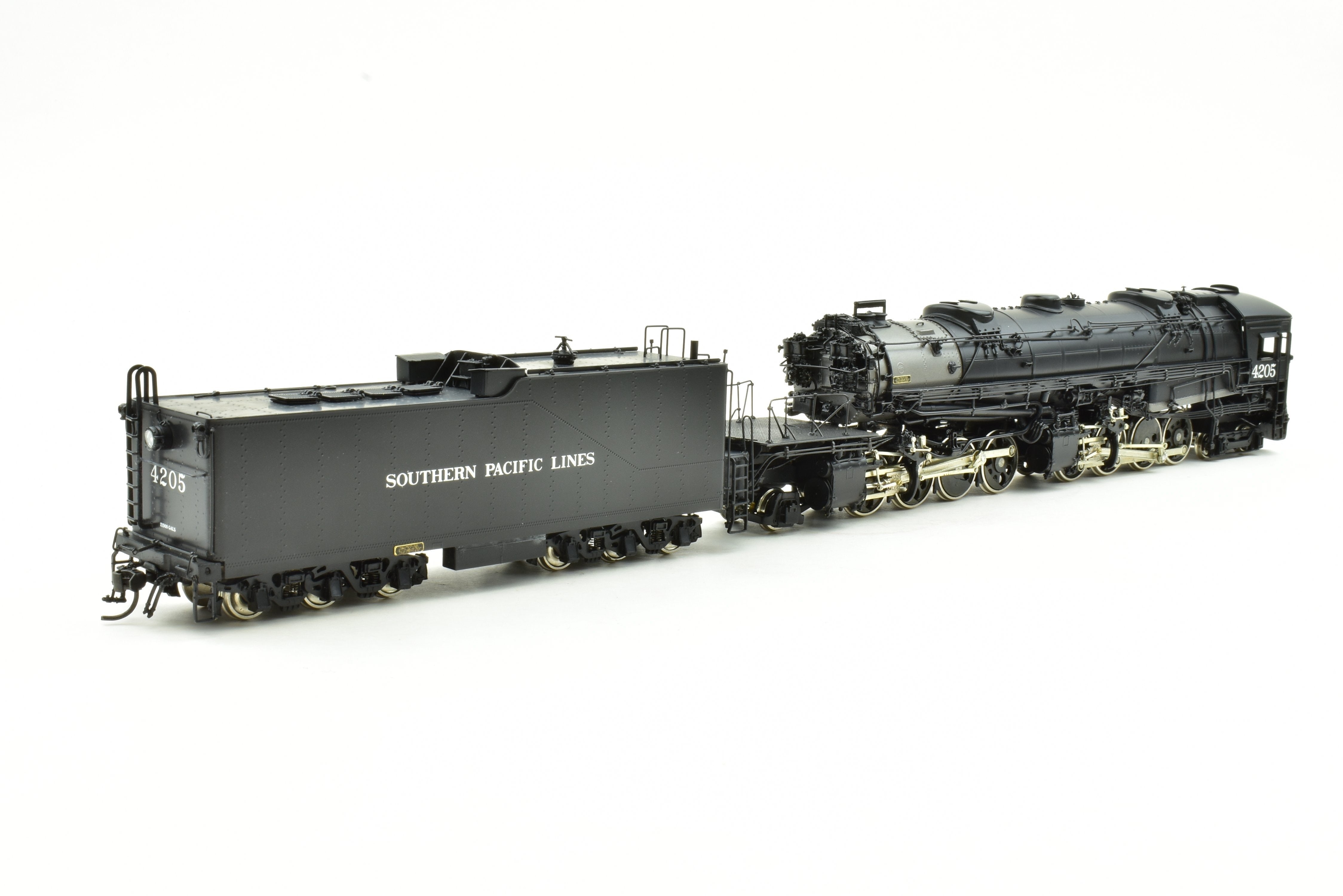 HO Scale Brass Key Imports Southern Pacific AC - 10 4 - 8 - 8 - 2 Cab Forward Locomotive #4205