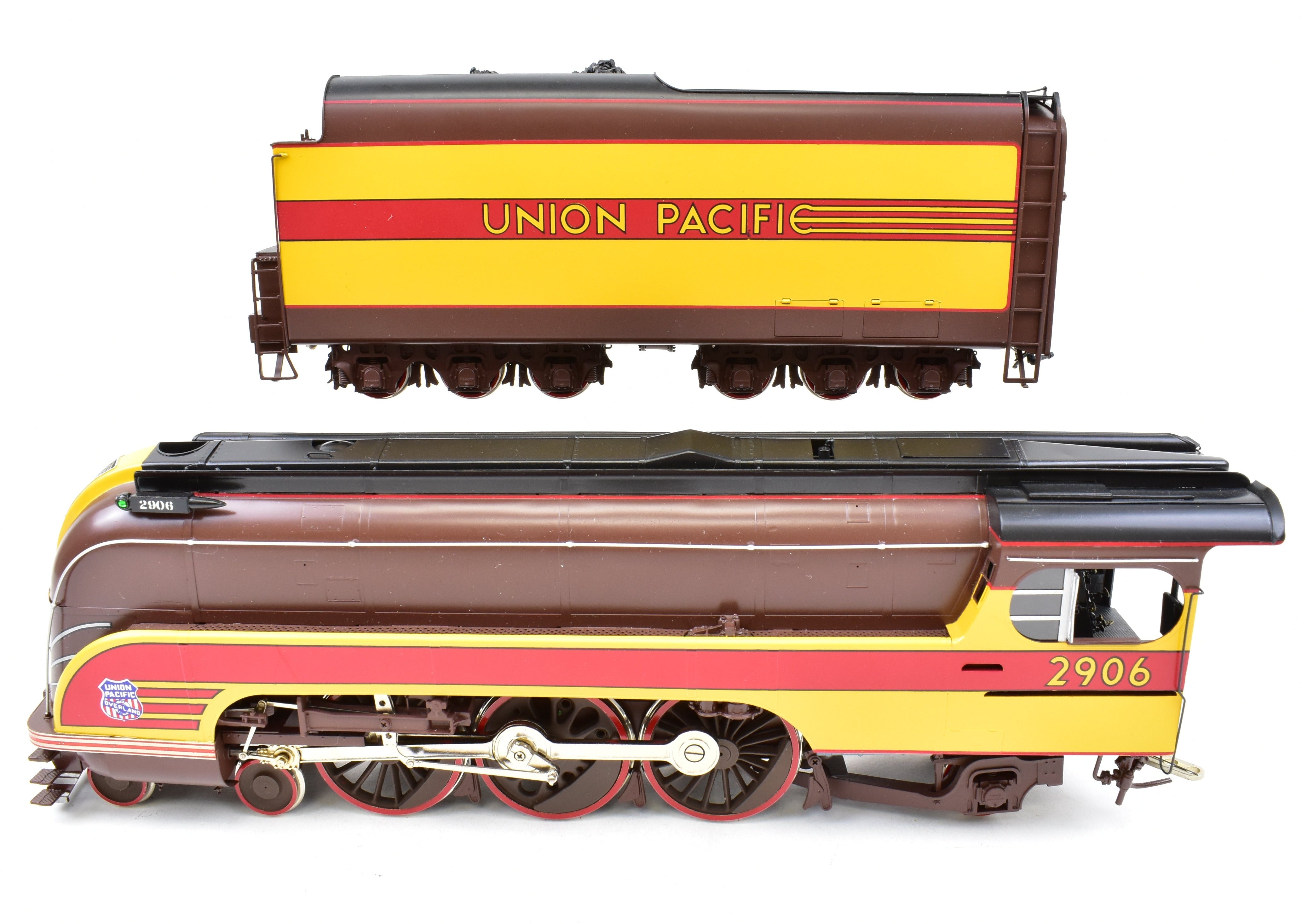 O Scale Brass Model Train - Overland Models, Inc. Union Pacific 2906 4-6-2 Streamlined Forty-Niner Factory Painted by OMI