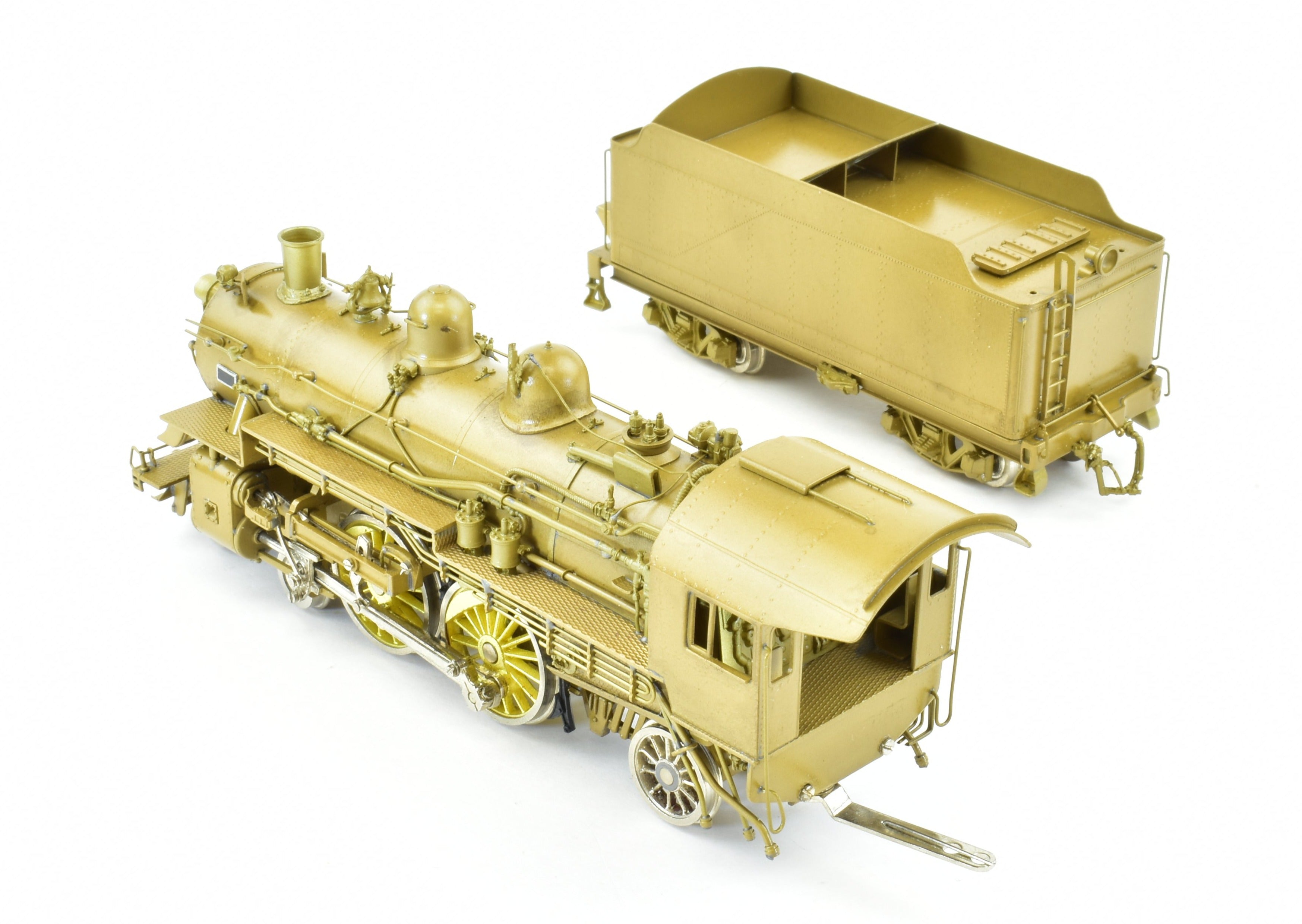 HO Scale Brass Model Train - Overland Models, Inc. Chesapeake & Ohio A - 16 4 - 4 - 2 Atlantic Locomotive by J.P. Models