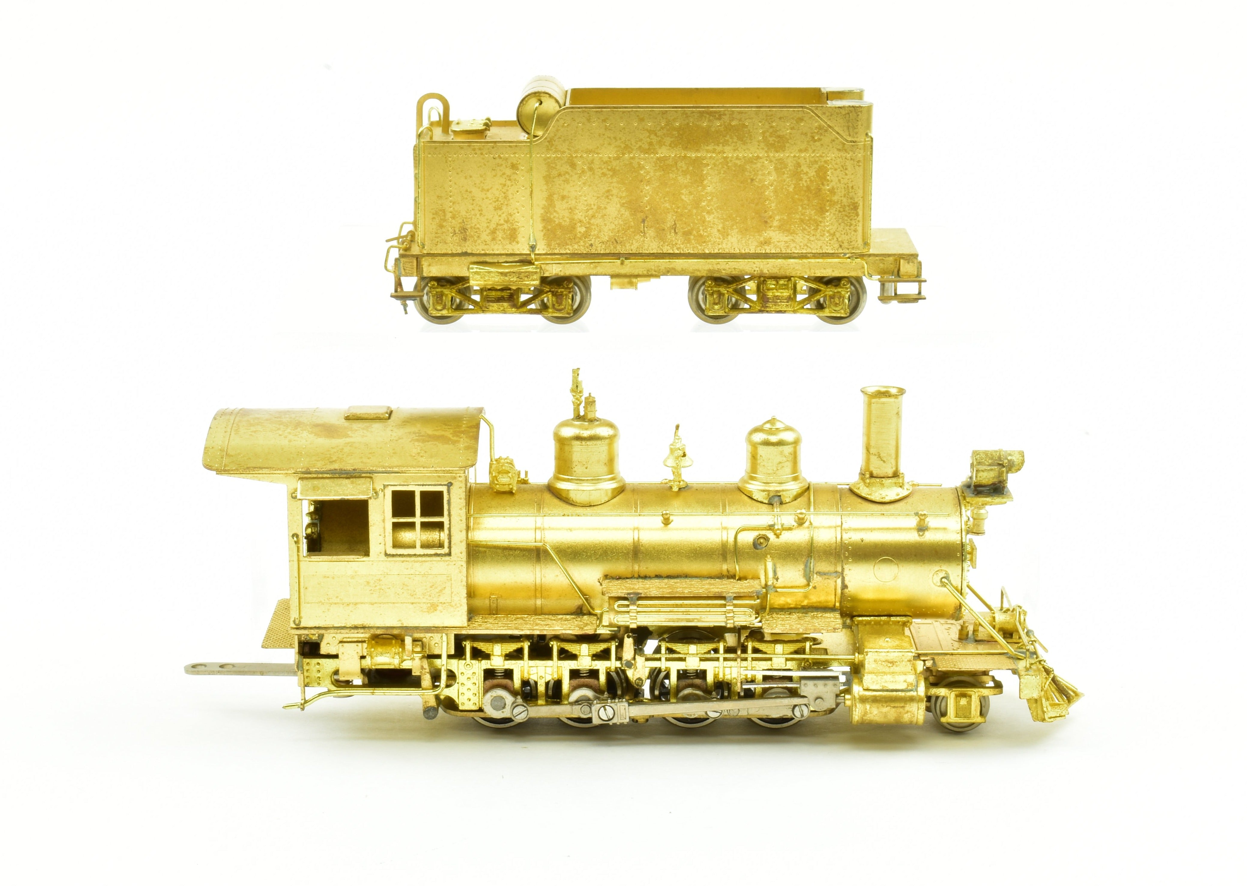 1975 HOn3 Brass Westside D&RGW C - 25 2 - 8 - 0 #375 Model Train