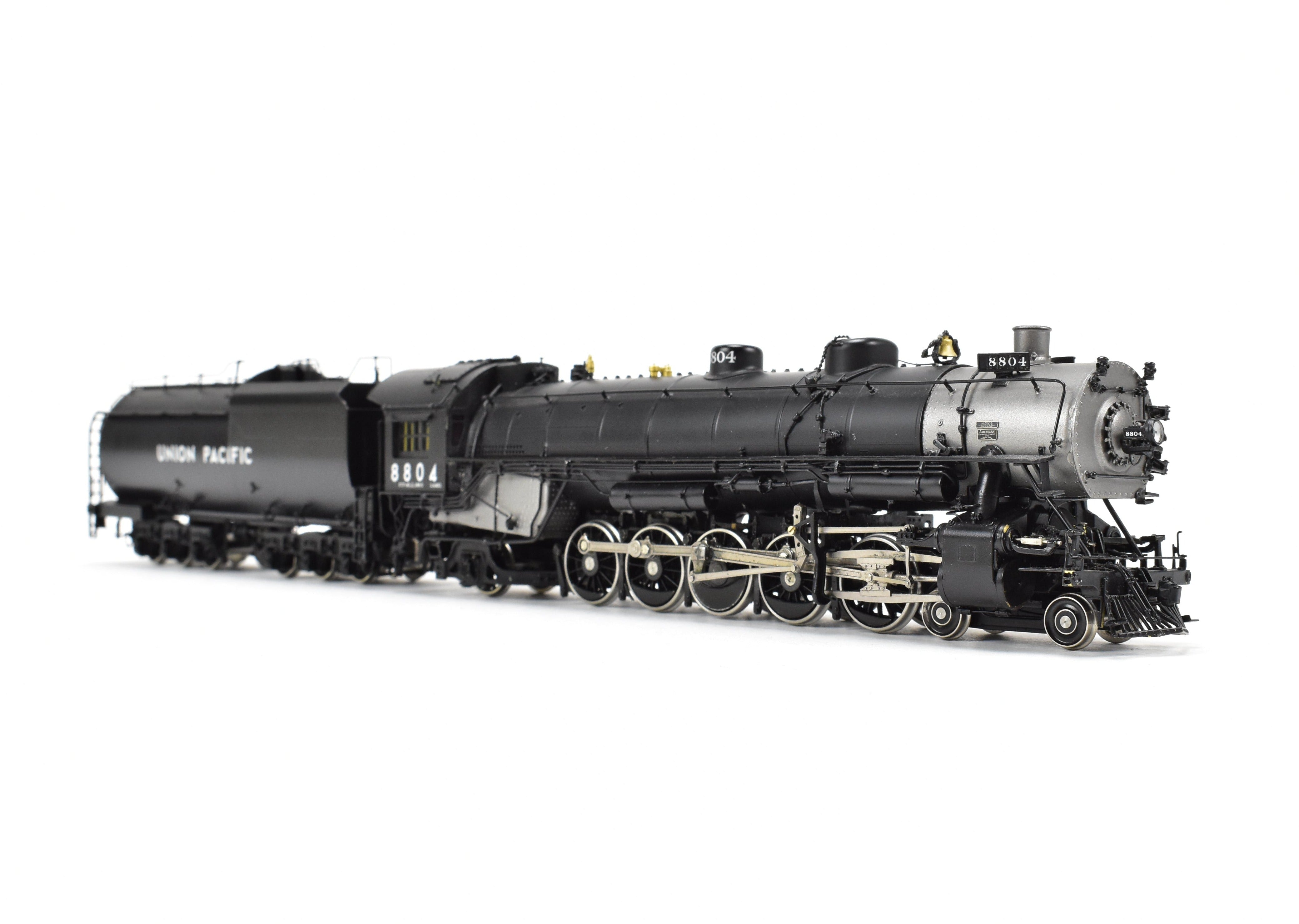 HO Scale Brass Precision Scale Co. Union Pacific Class 4 - 10 - 2 Three - Cylinder Freight/Passenger Model Train #8804 in As - Is Condition