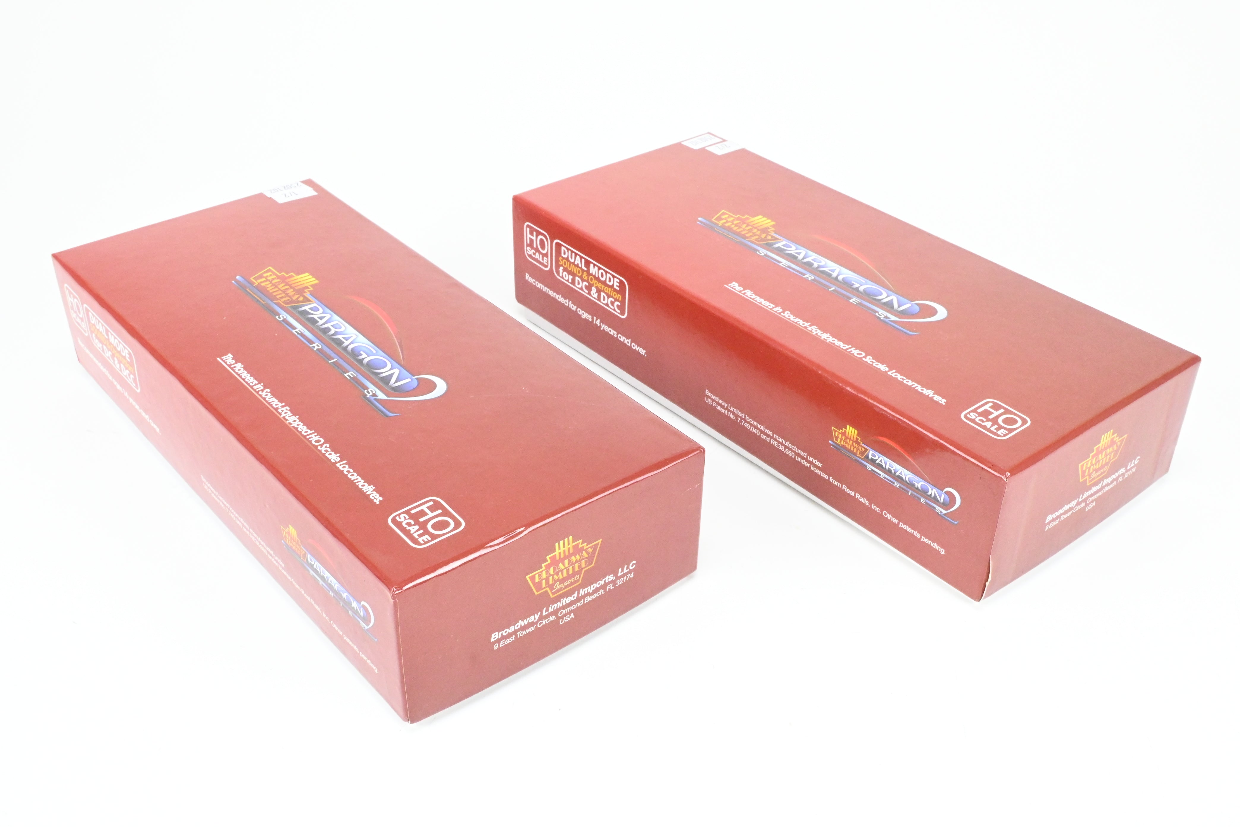 HO Scale Model Train Set - Broadway Limited Imports Paragon 2 New York Central Baldwin RF - 16A/B Cigar Band Locomotive Set with DCC and Sound (Sold As - Is, B - Unit Sound Malfunctioning)