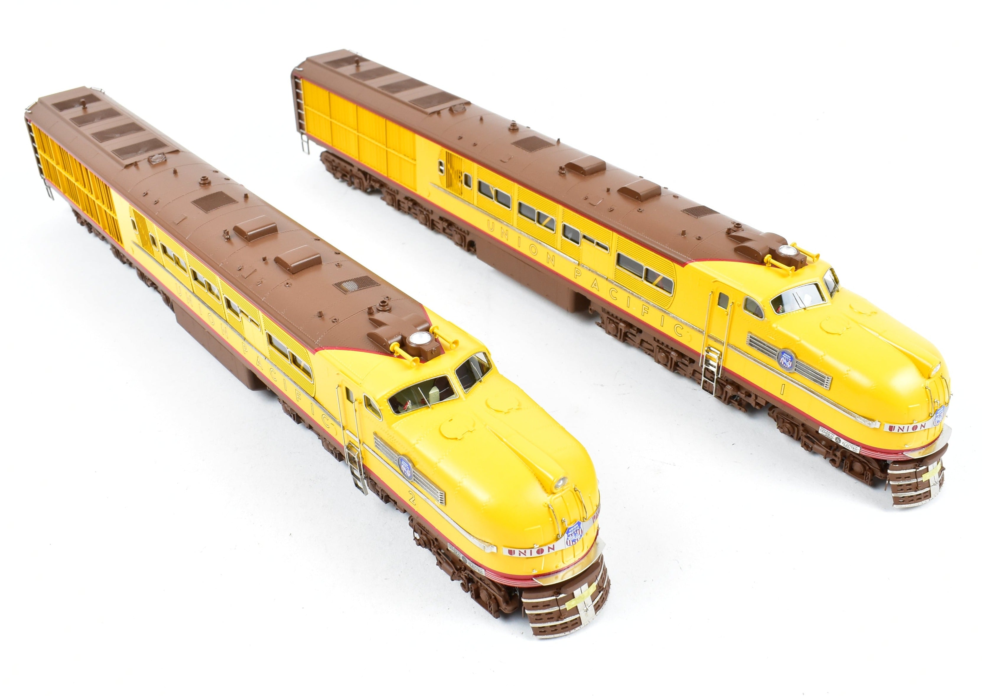 HO NEW DVP Brass Union Pacific GE No. 1 & 2 Steam Turbine Set - Last One!
