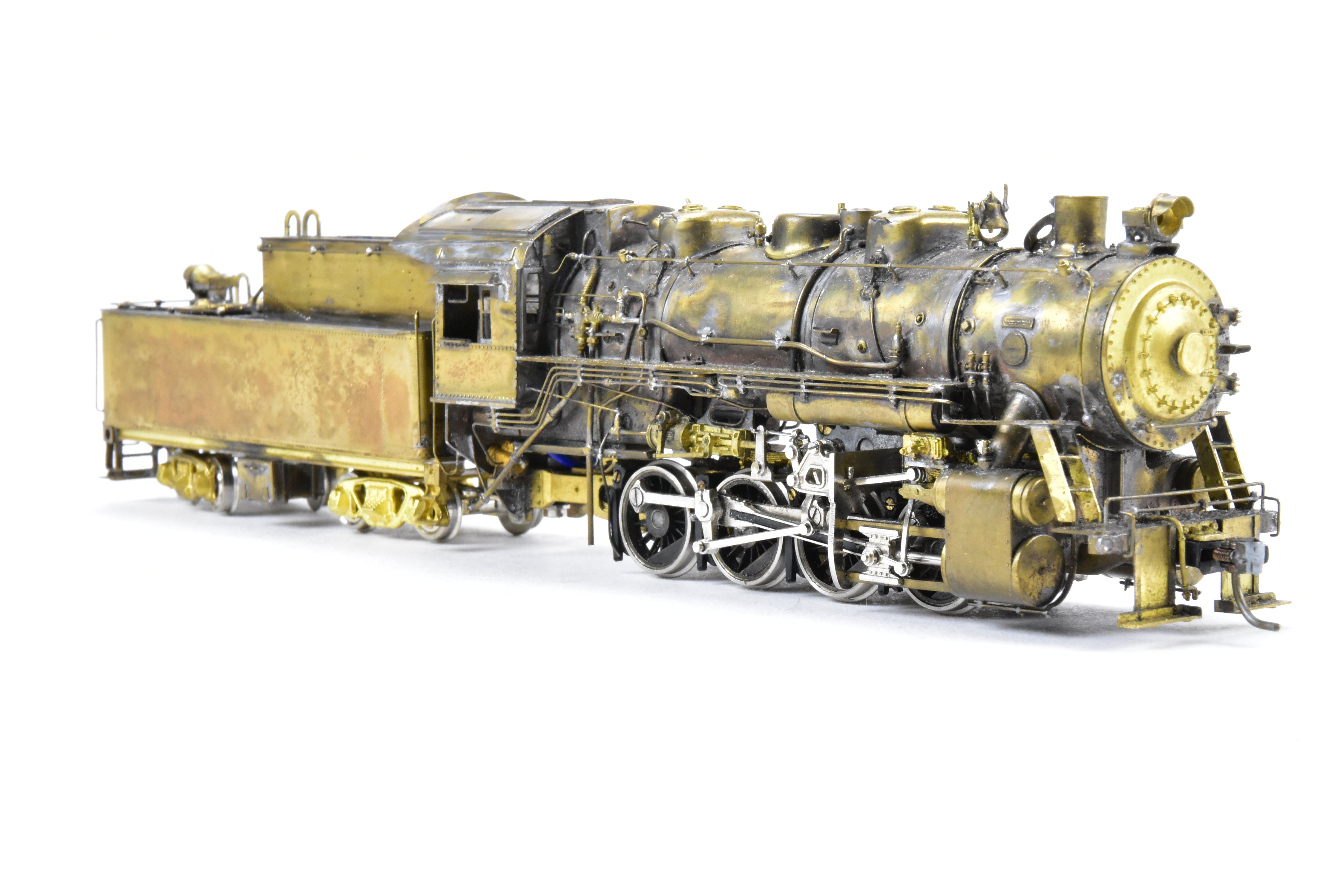 Exquisite HO Scale Brass Custom Model of Missouri Pacific 0-8-0 No. 9701 Scratch Built by Joe G. Collias - One-of-a-Kind Collector's Item