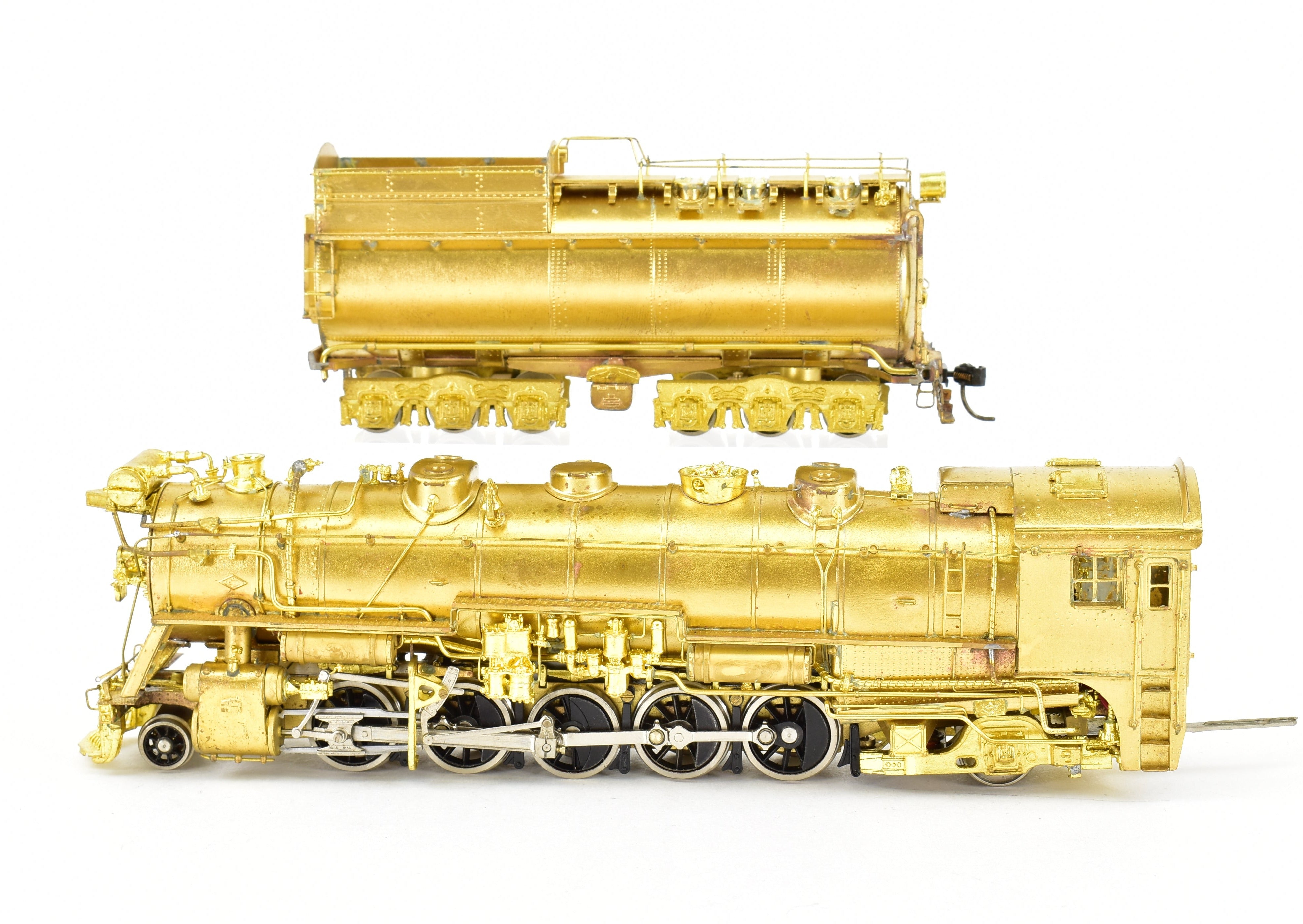 HO Scale Brass Model Train - Van Hobbies Canadian National Railway (CNR) 2-10-2 Class T-2a Locomotive #4100