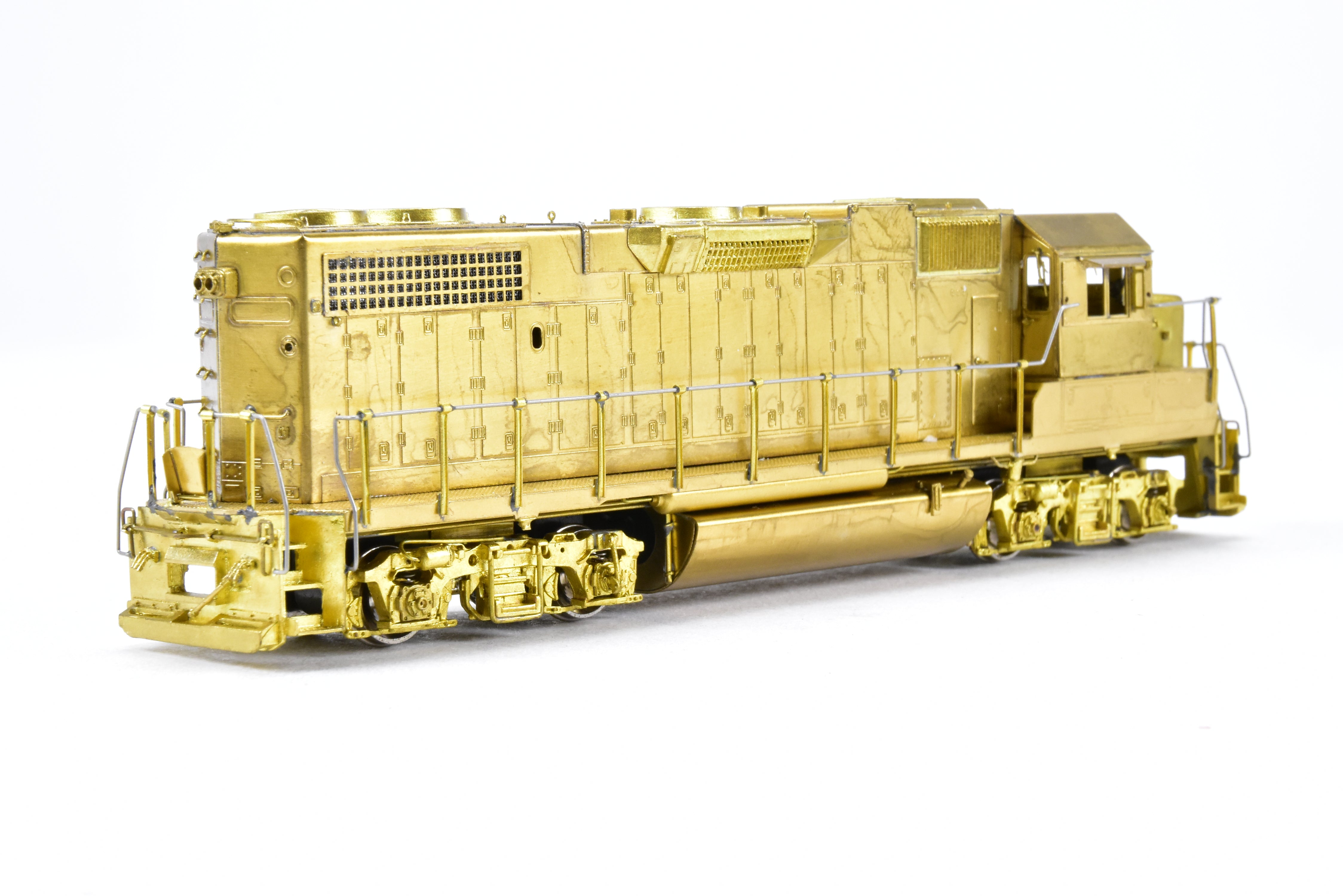 HO Scale Brass Locomotive Model - Overland Models Inc. EMD GP38 - 2 with Extended - Range Dynamic Brakes for Various Railroads
