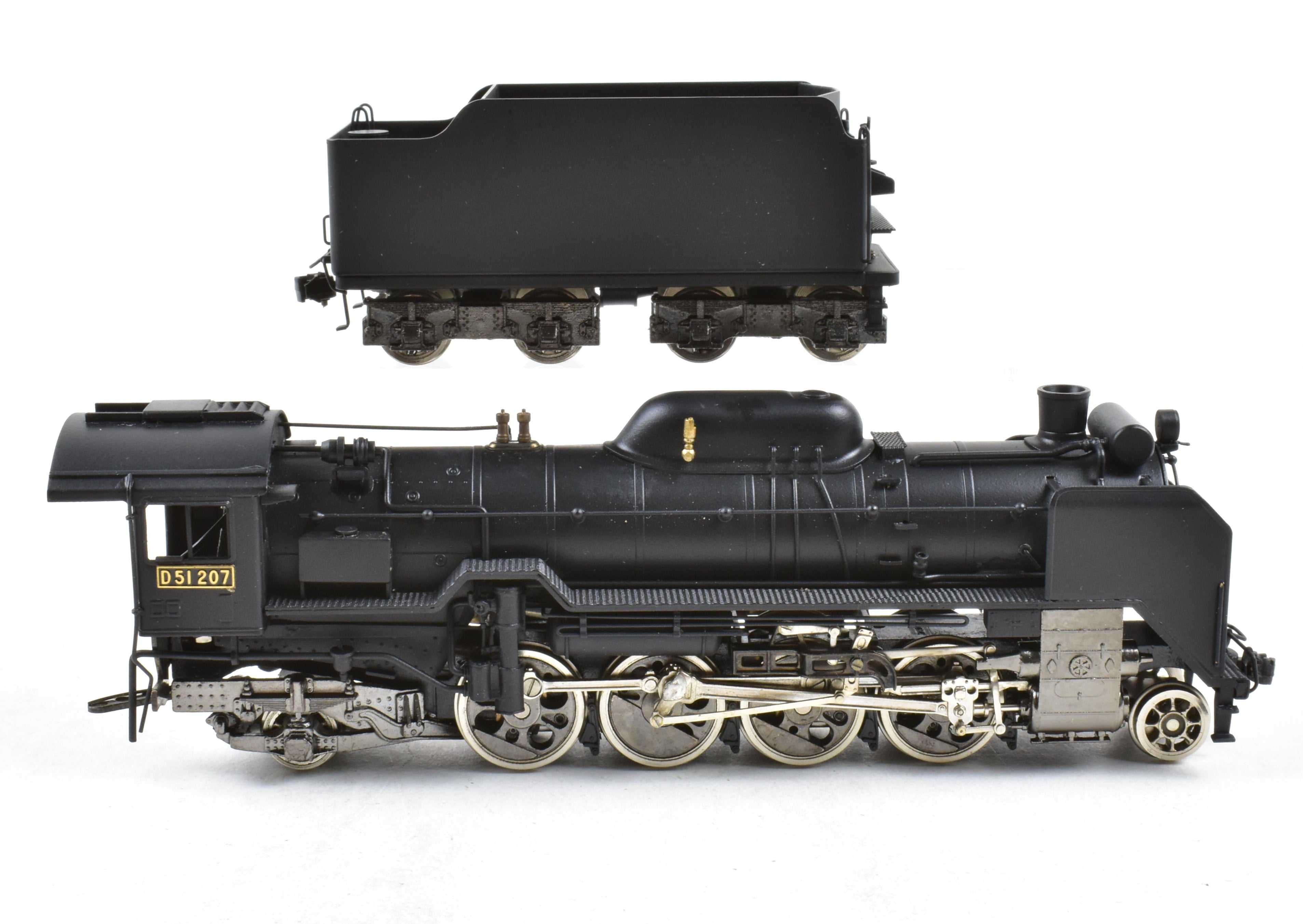 1/80 J-Scale Brass KTM Katsumi JNR D51 2-8-2 FP Model Train