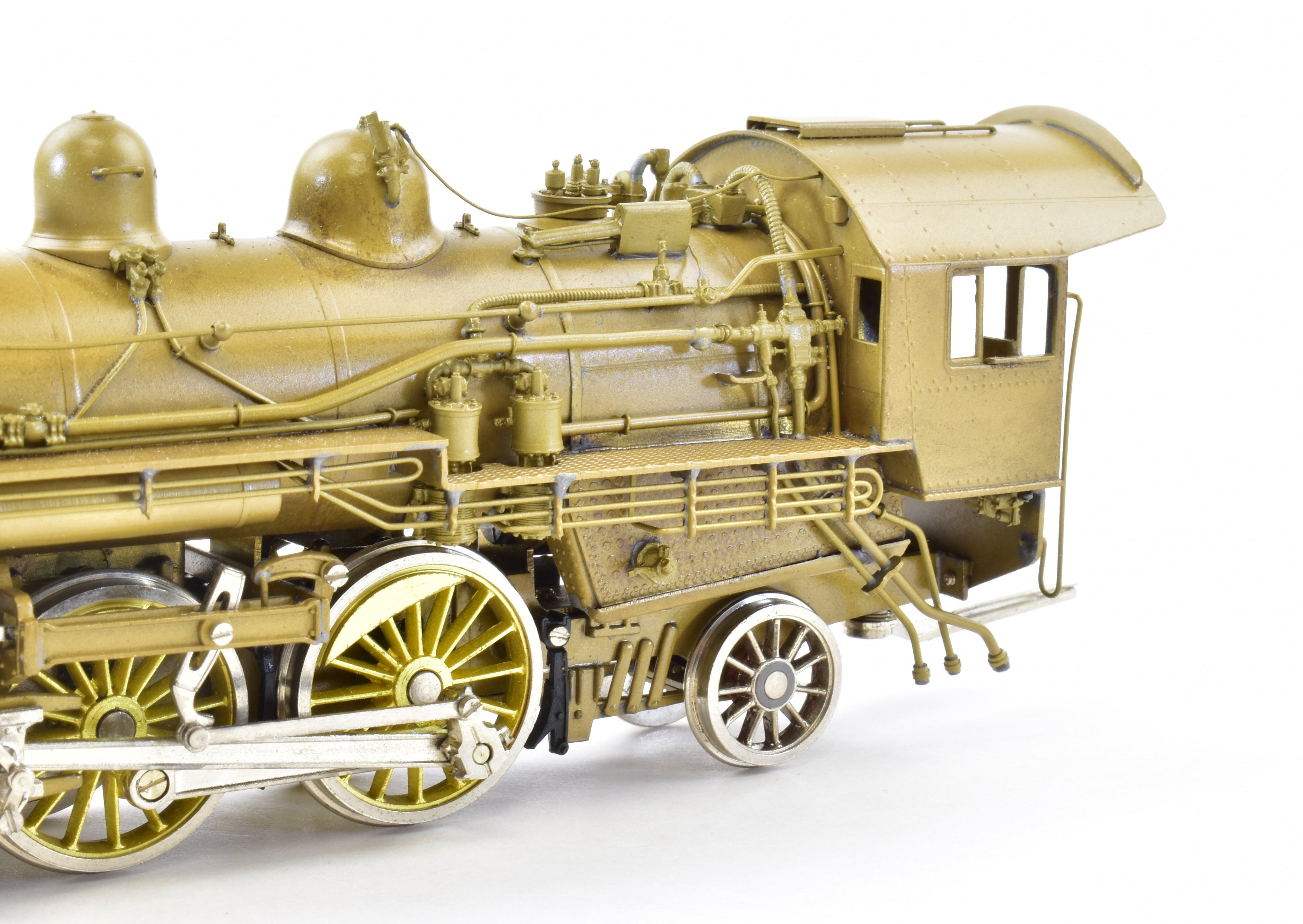 HO Scale Brass Model Train - Overland Models, Inc. Chesapeake & Ohio A - 16 4 - 4 - 2 Atlantic Locomotive by J.P. Models