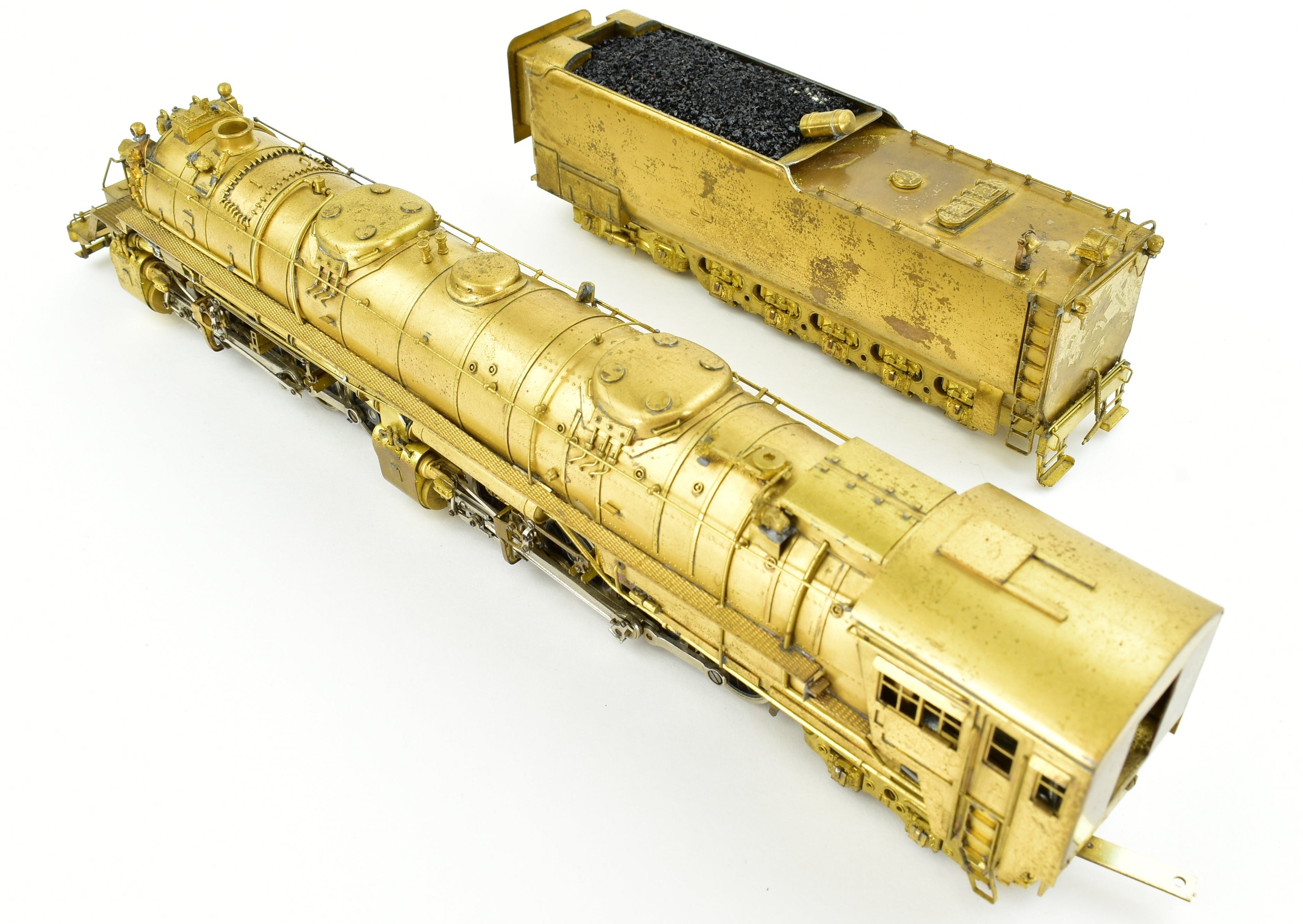 HO Scale Brass Pacific Fast Mail (PFM) Model - Toby Brand Duluth, Missabe, & Iron Range 2-8-8-4 Yellowstone Steam Locomotive Handcrafted in 1960