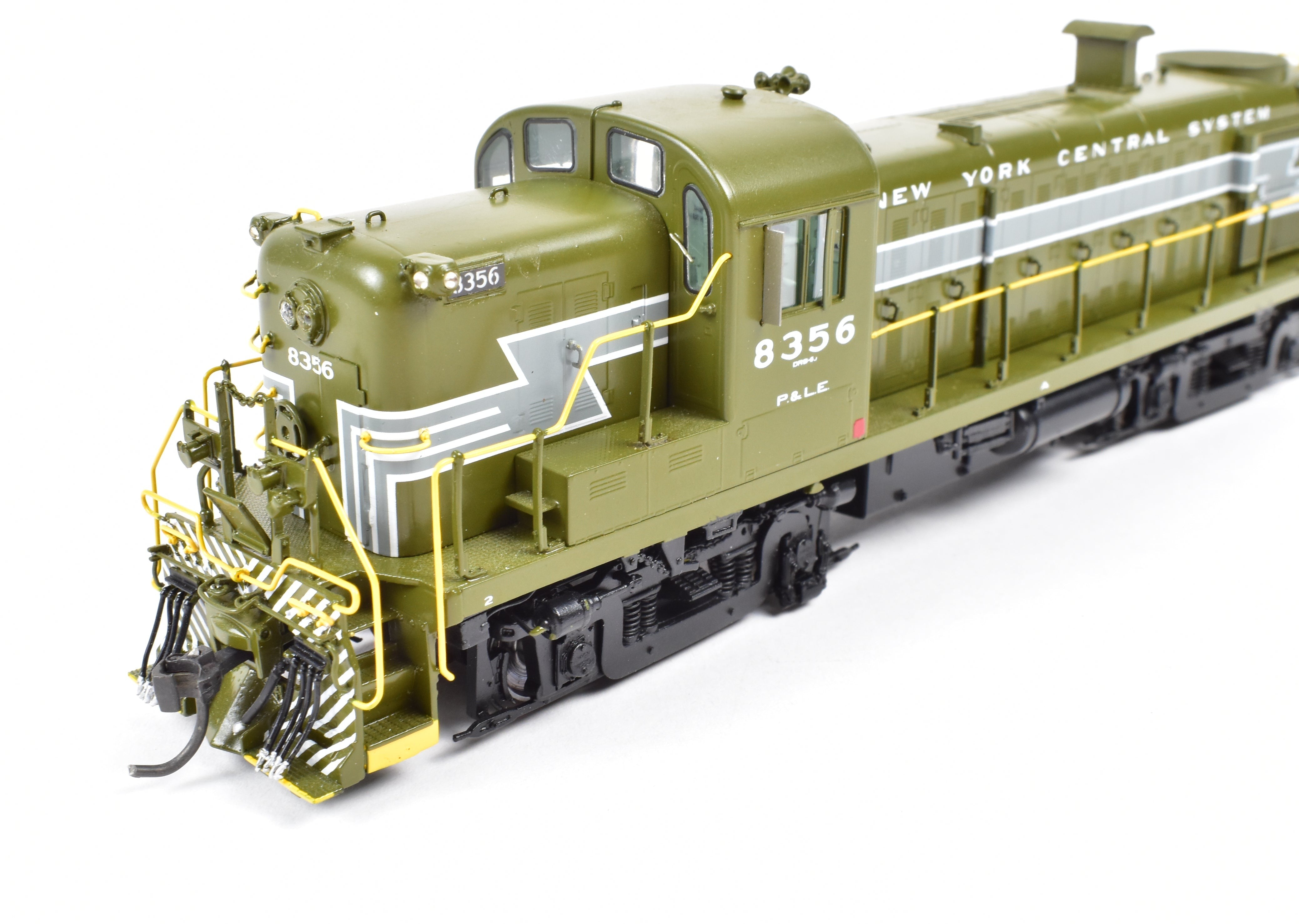 HO Scale Brass OMI P&LE RS-3 #8356 Olive Green DCC-Equipped Model
