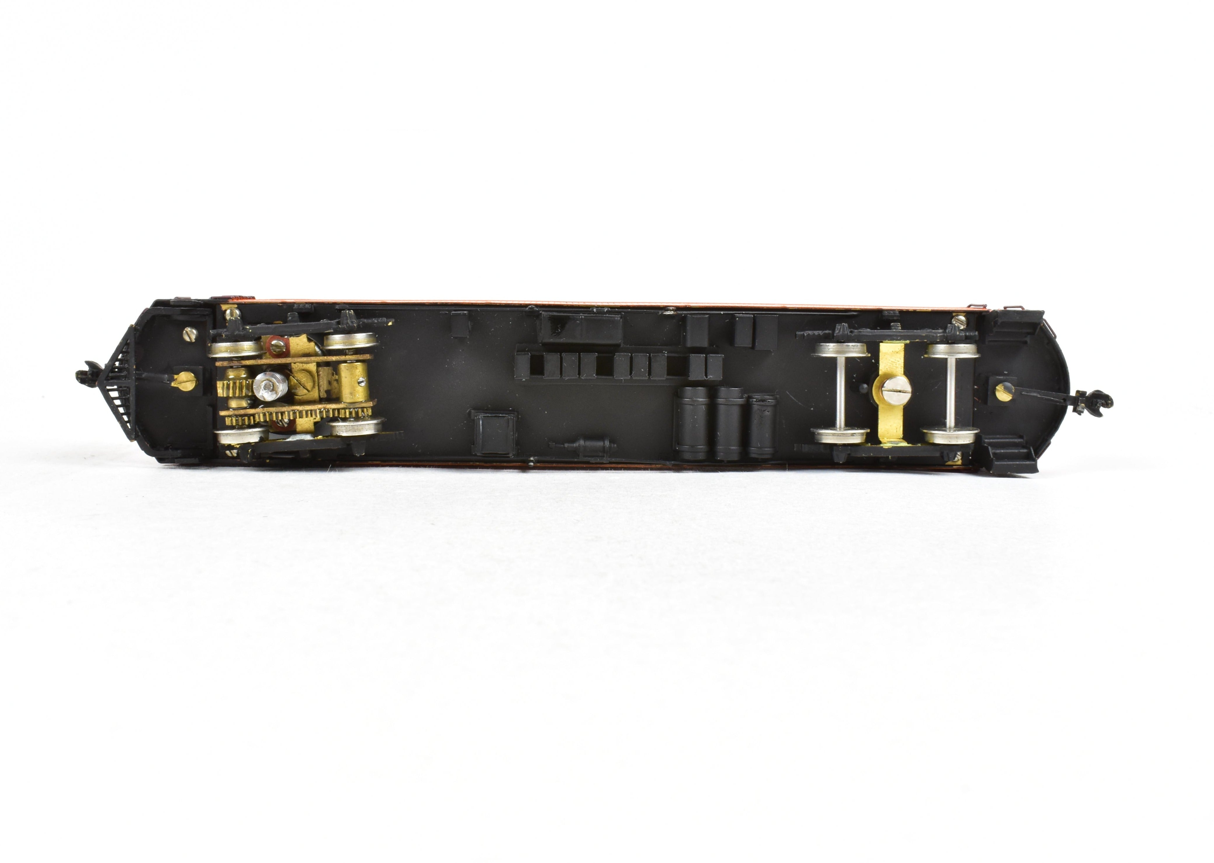 HO Scale Brass Illinois Traction Tangerine Flyer Powered Combine Model #275 by GSB Rail Associates with Custom Painting