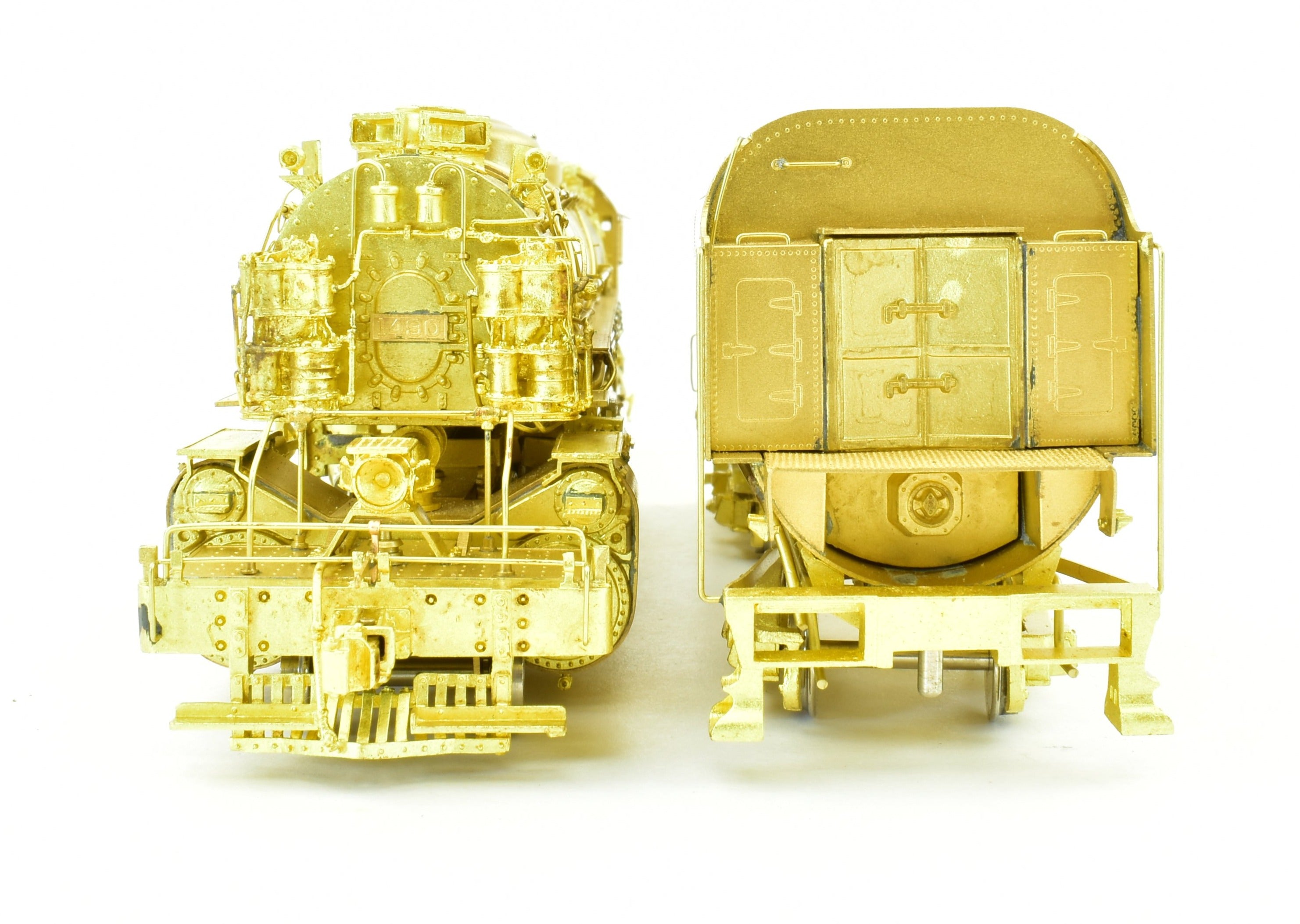HO Scale Brass Key Imports Chesapeake & Ohio H-6 2-6-6-2 Mallet Steam Locomotive Model with 12VC Vanderbilt Tender
