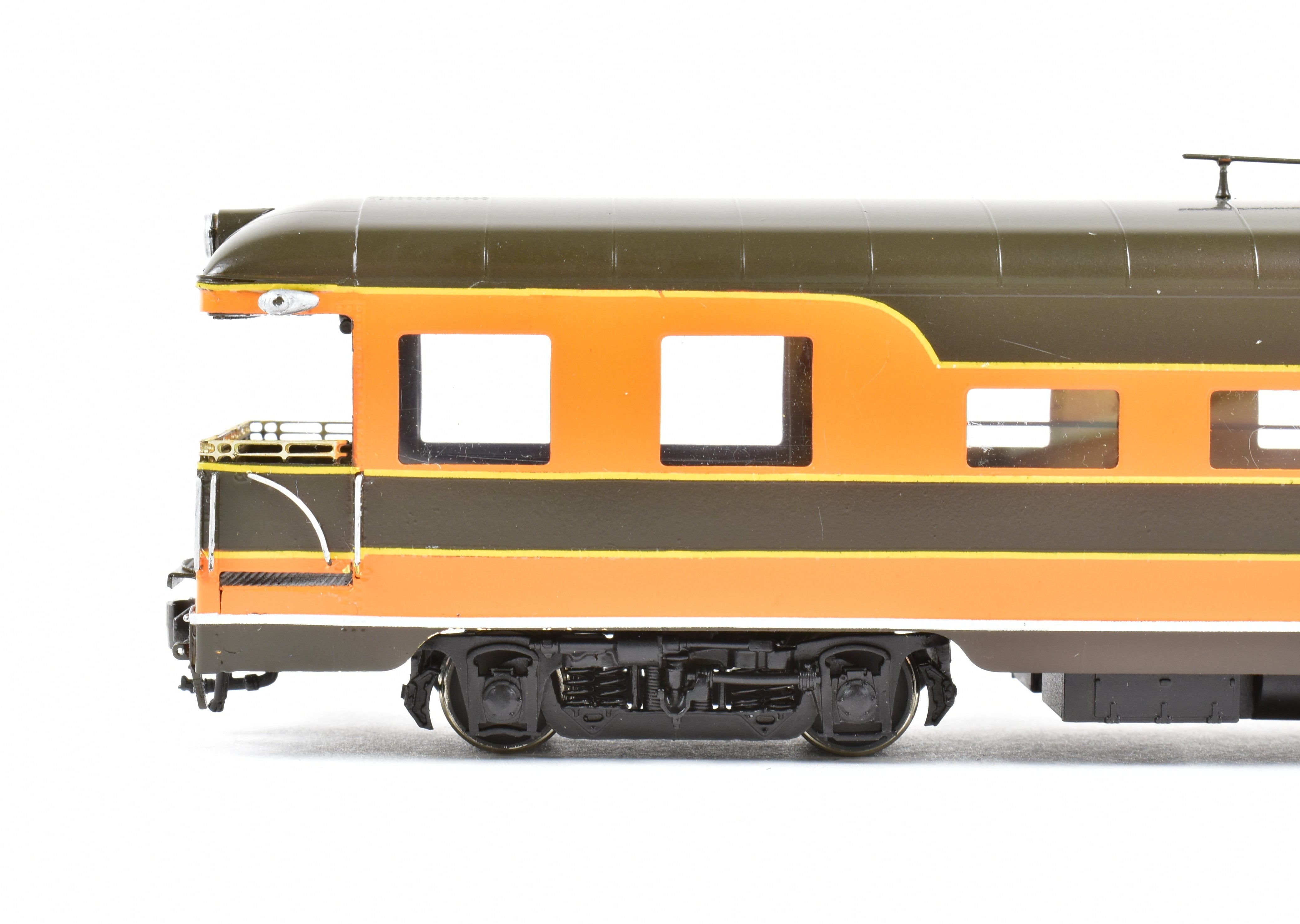 HO Scale Brass W&R Enterprises Great Northern Business Car A28 Custom Painted for Empire Builder Model Train Car