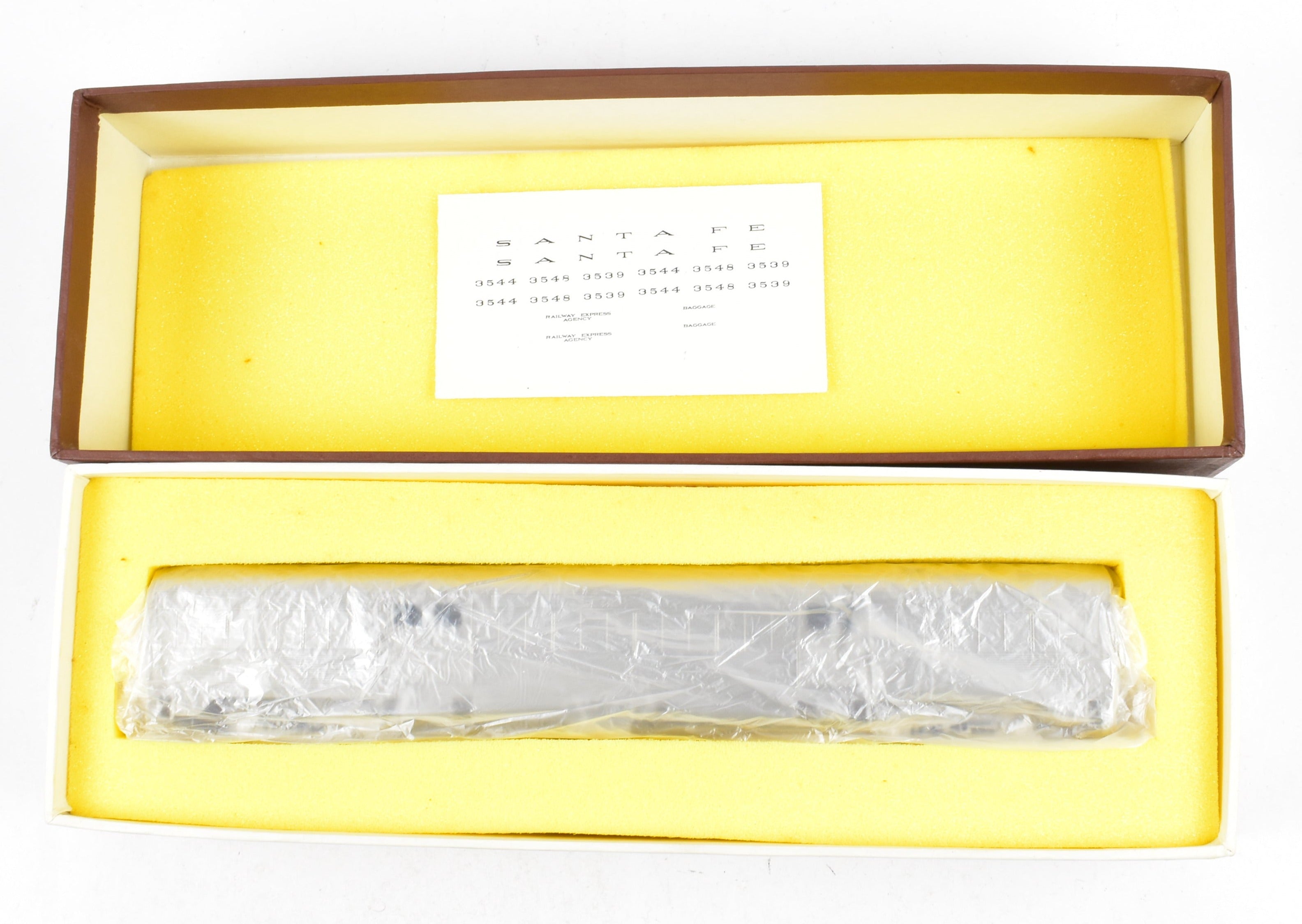 HO Scale Brass W&R Enterprises ATSF - Santa Fe Baggage Cars Ranging from No's 3432 to 3452