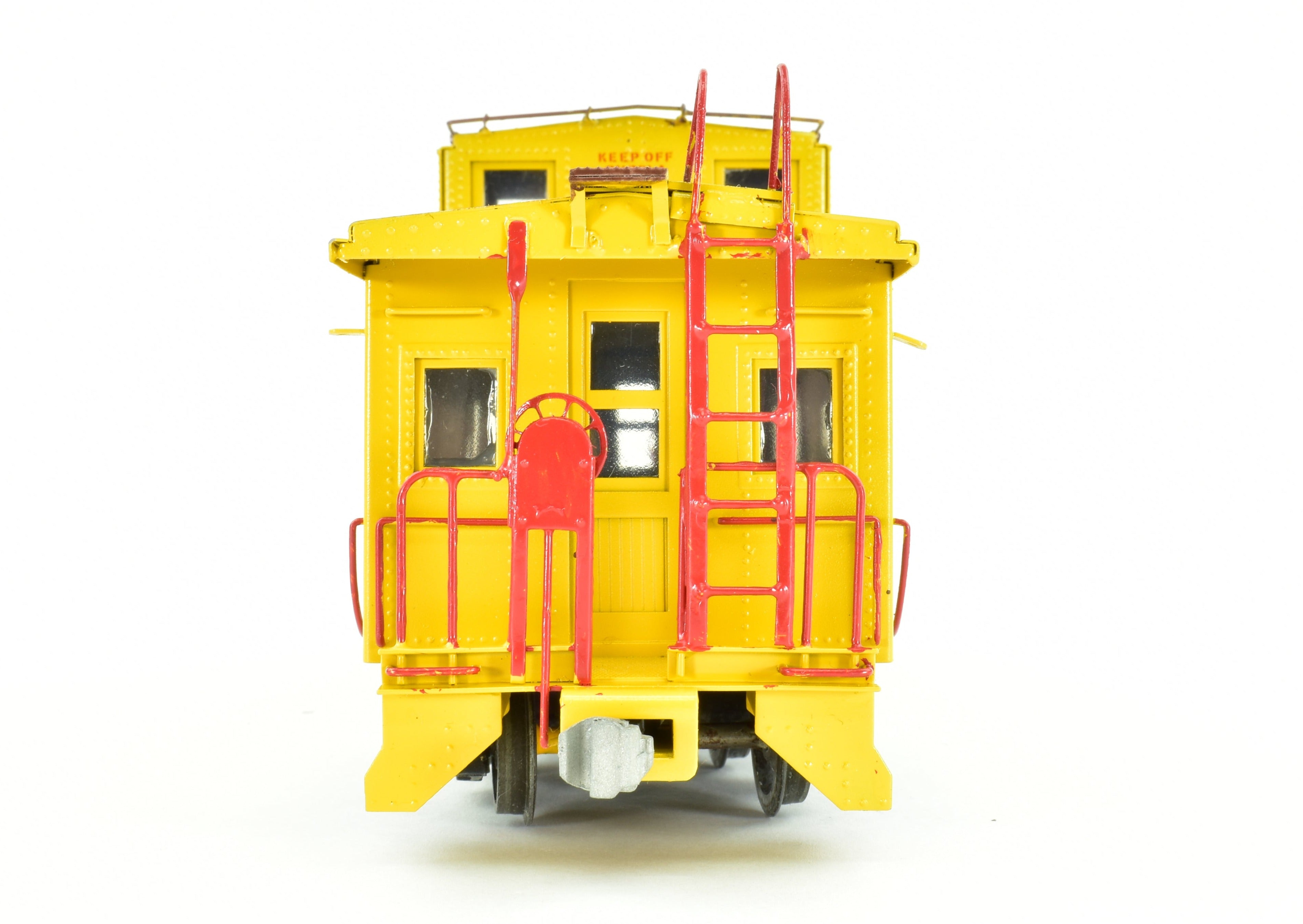 Custom Painted O Scale Union Pacific CA - 4 Steel Cupola Caboose by Max Gray