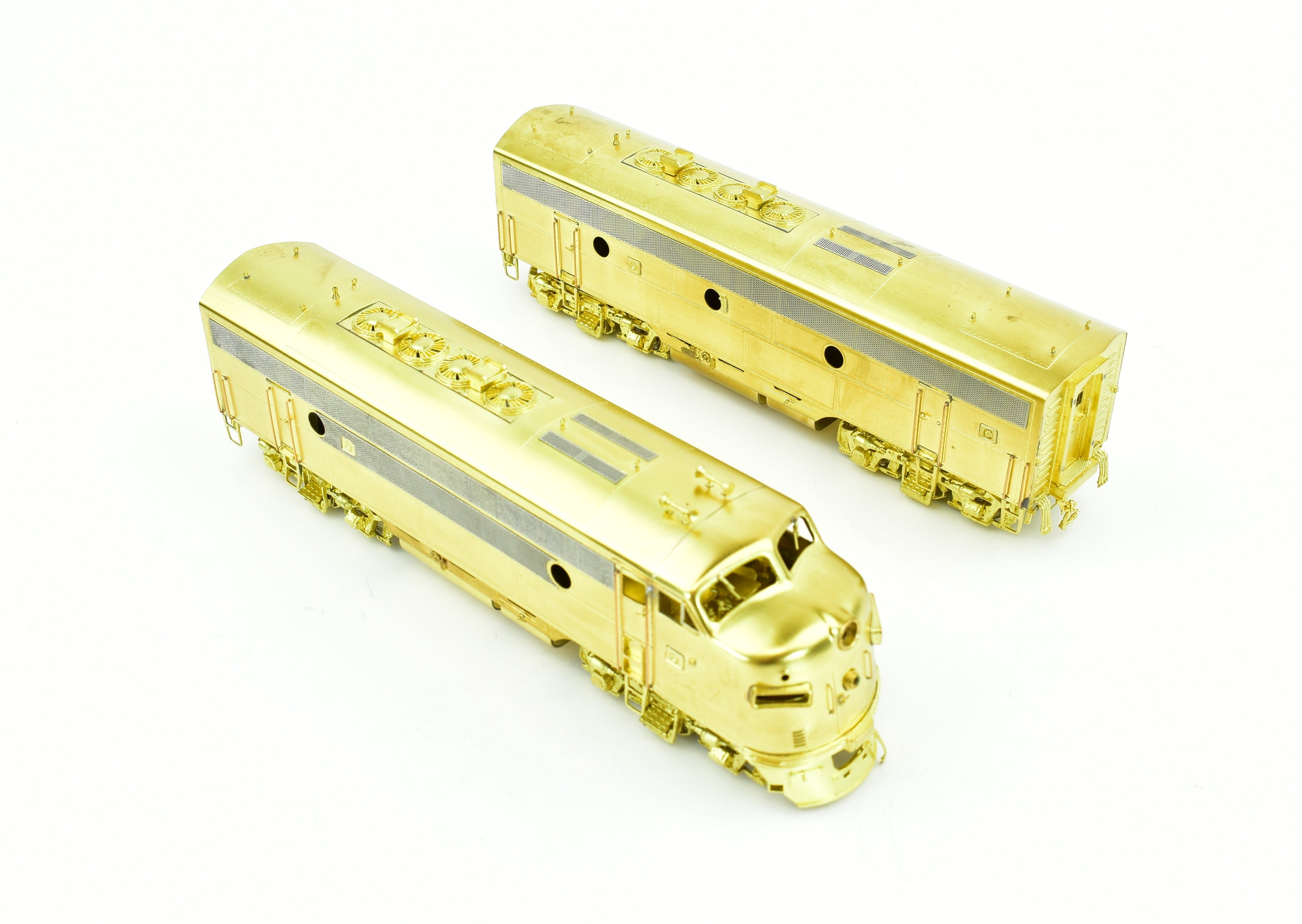 HO Scale Brass Model Train Set - Overland Models Inc. DL&W - Lackawanna EMD F3 A Unit and F3 B Unit Combo