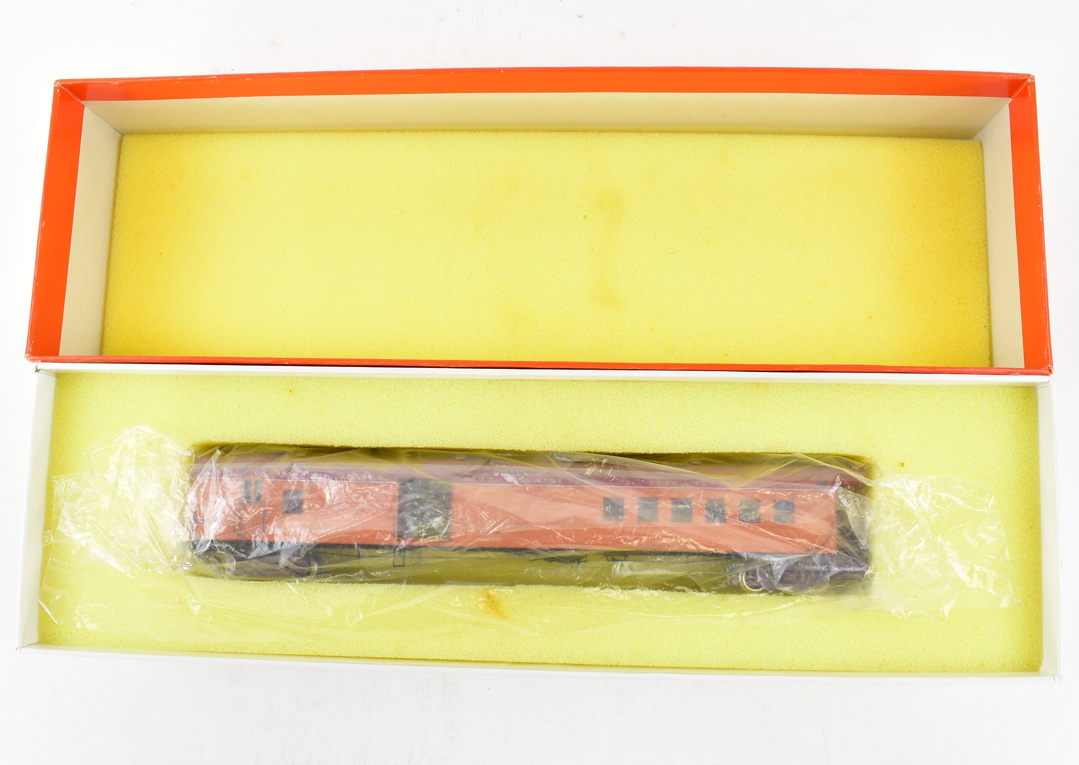 HO Scale Brass Milwaukee Road Branchline Express Mail Car by Precision Scale Co., Factory Painted