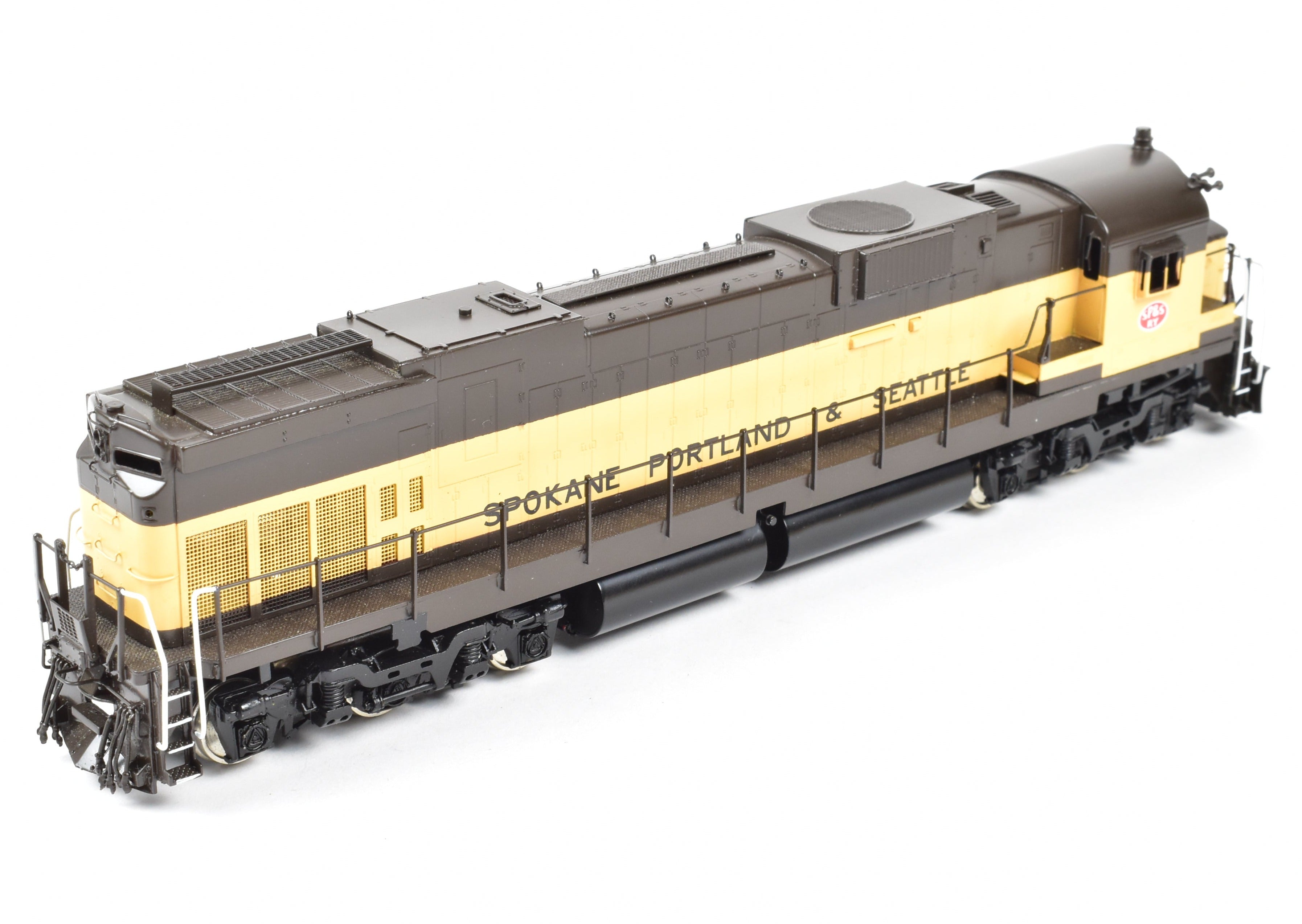 HO Scale Brass Model Train - Oriental Limited/Challenger Imports' Spokane, Portland & Seattle Alco C - 636 FP Un - numbered Locomotive