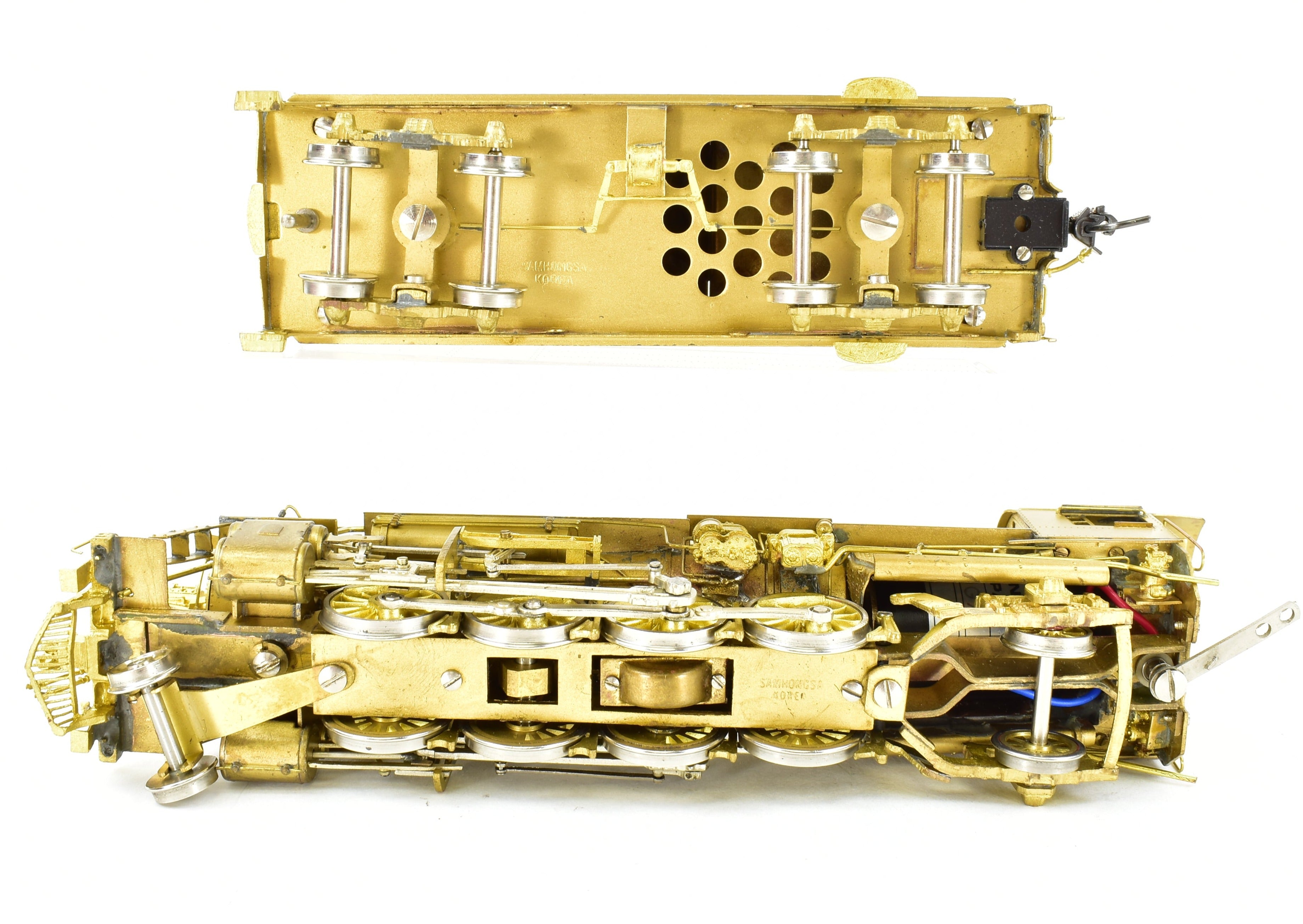HO Scale Brass Key Imports Model Train - Detroit & Toledo Shore Line #22 2-8-2 USRA Light Mikado Locomotive