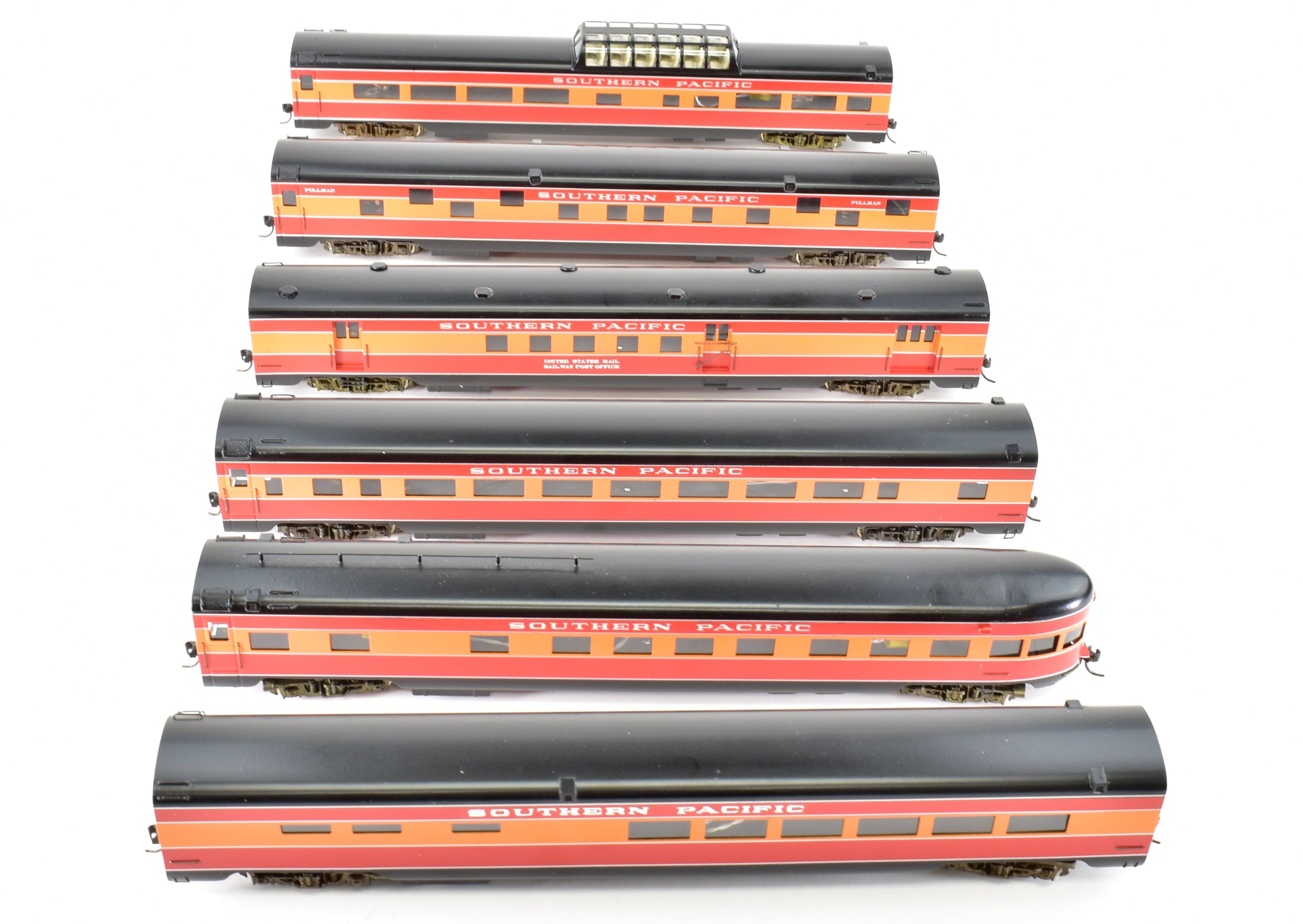 HO Scale Brass Balboa SP - Southern Pacific Daylight Factory-Painted 6-Car Passenger Set