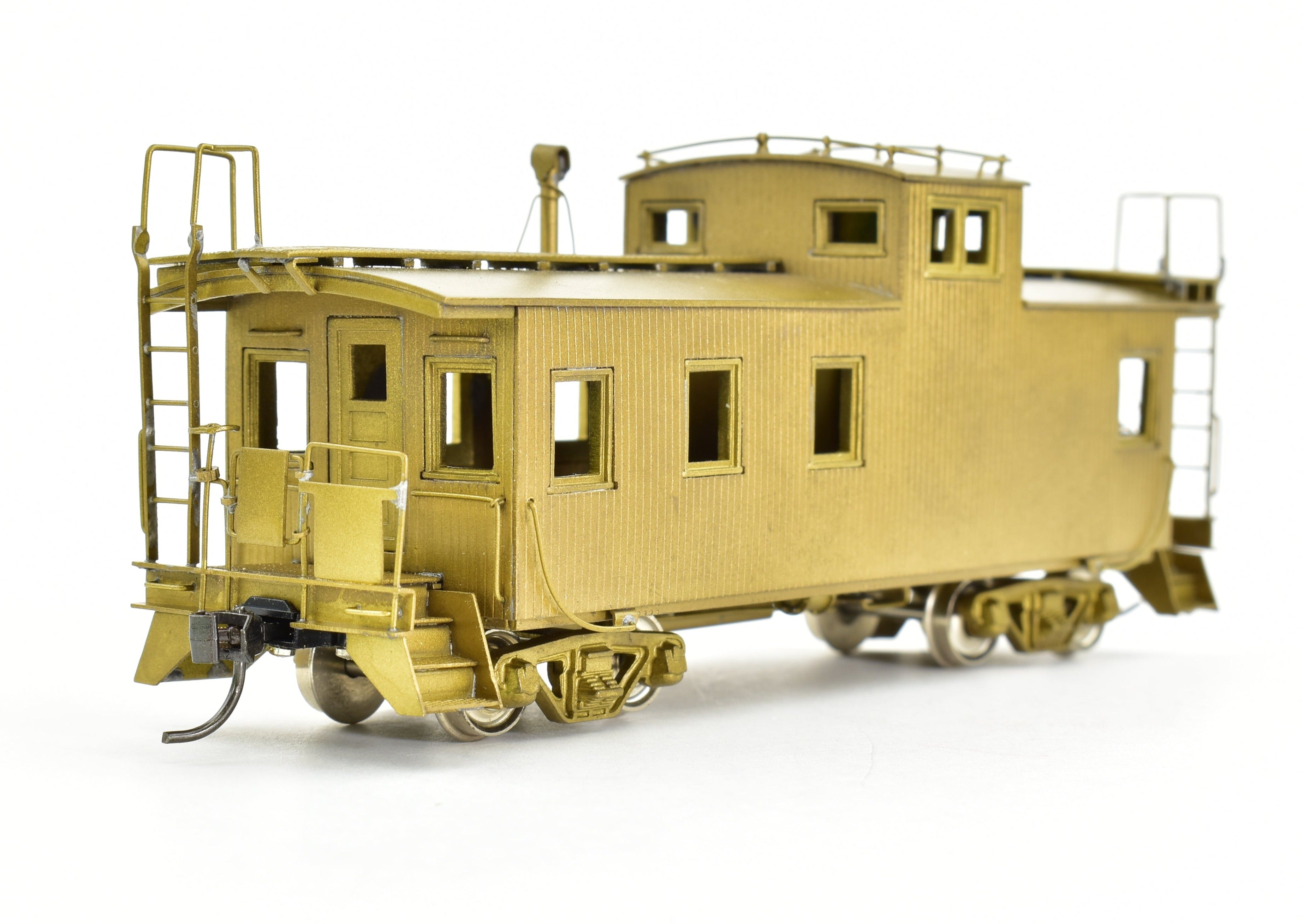 HO Scale Brass Model Railroad Caboose by OMI - Overland Models, Inc. Representing Great Northern's 30 - Foot Wood - Sided Design