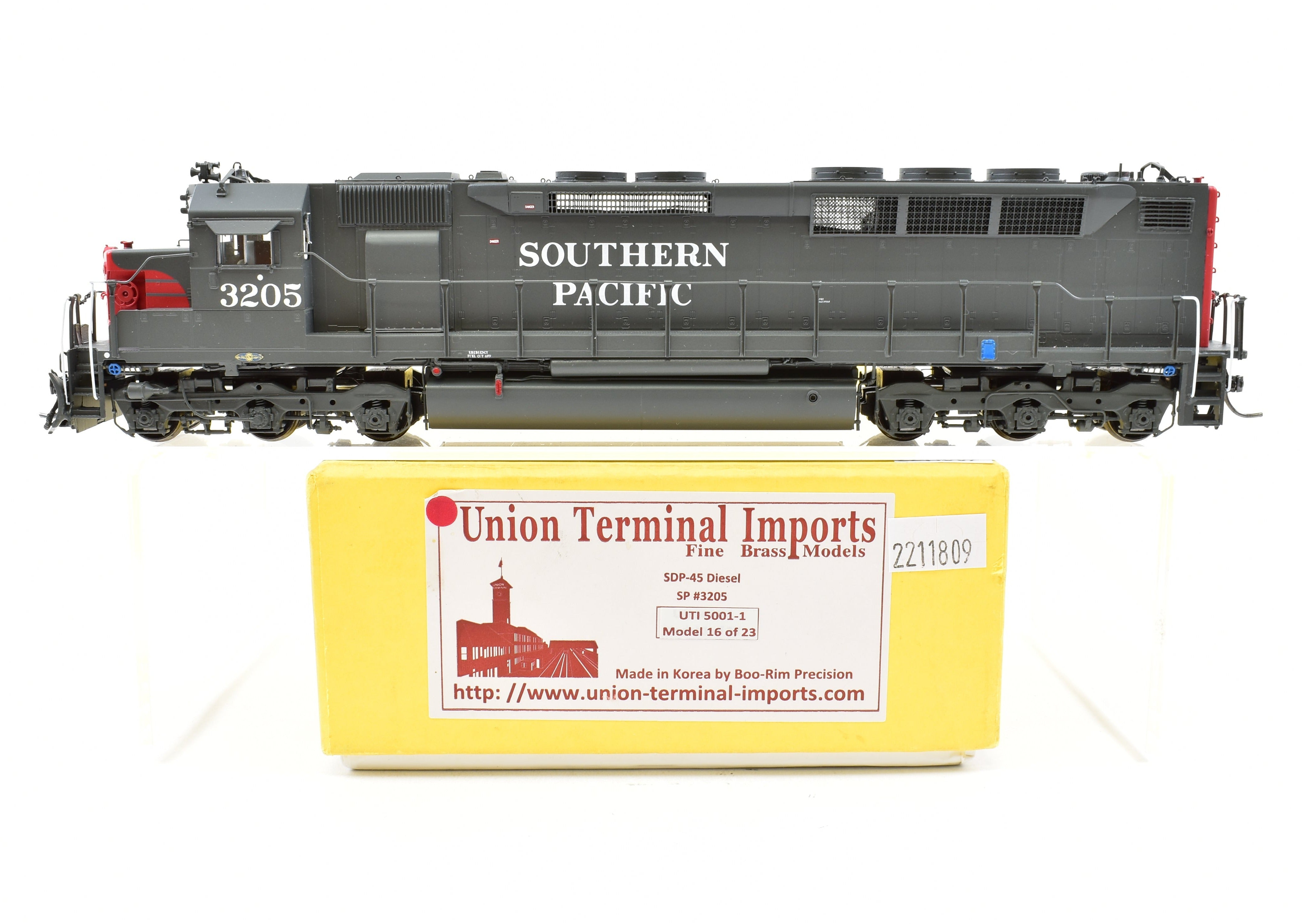 HO Brass UTI SP EMD SDP - 45 FP #3205 Tsunami DCC with Sound