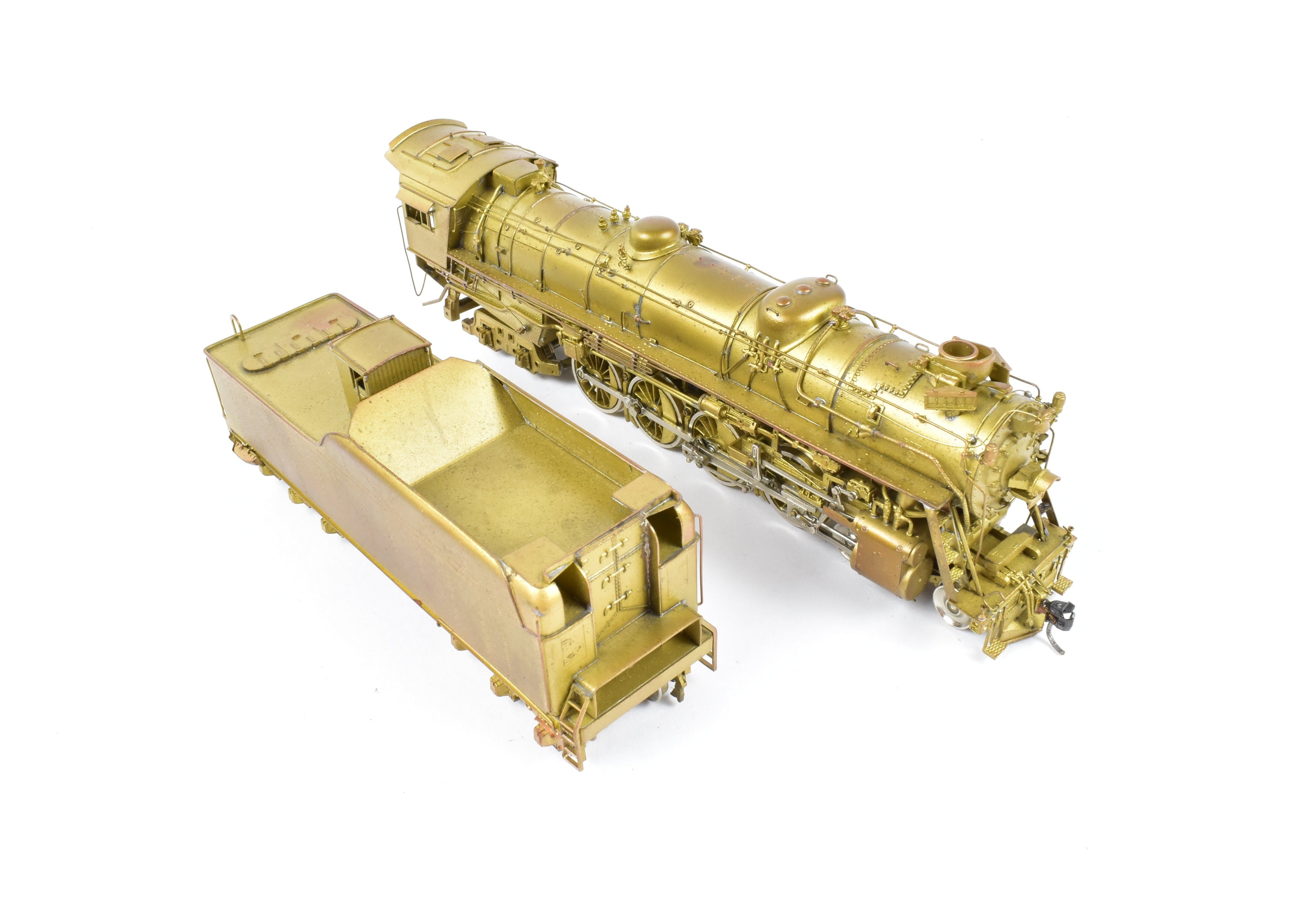 High - Quality HO Scale Brass Key Imports Model of Denver & Rio Grande Western M - 64 4 - 8 - 4 Northern Steam Locomotive