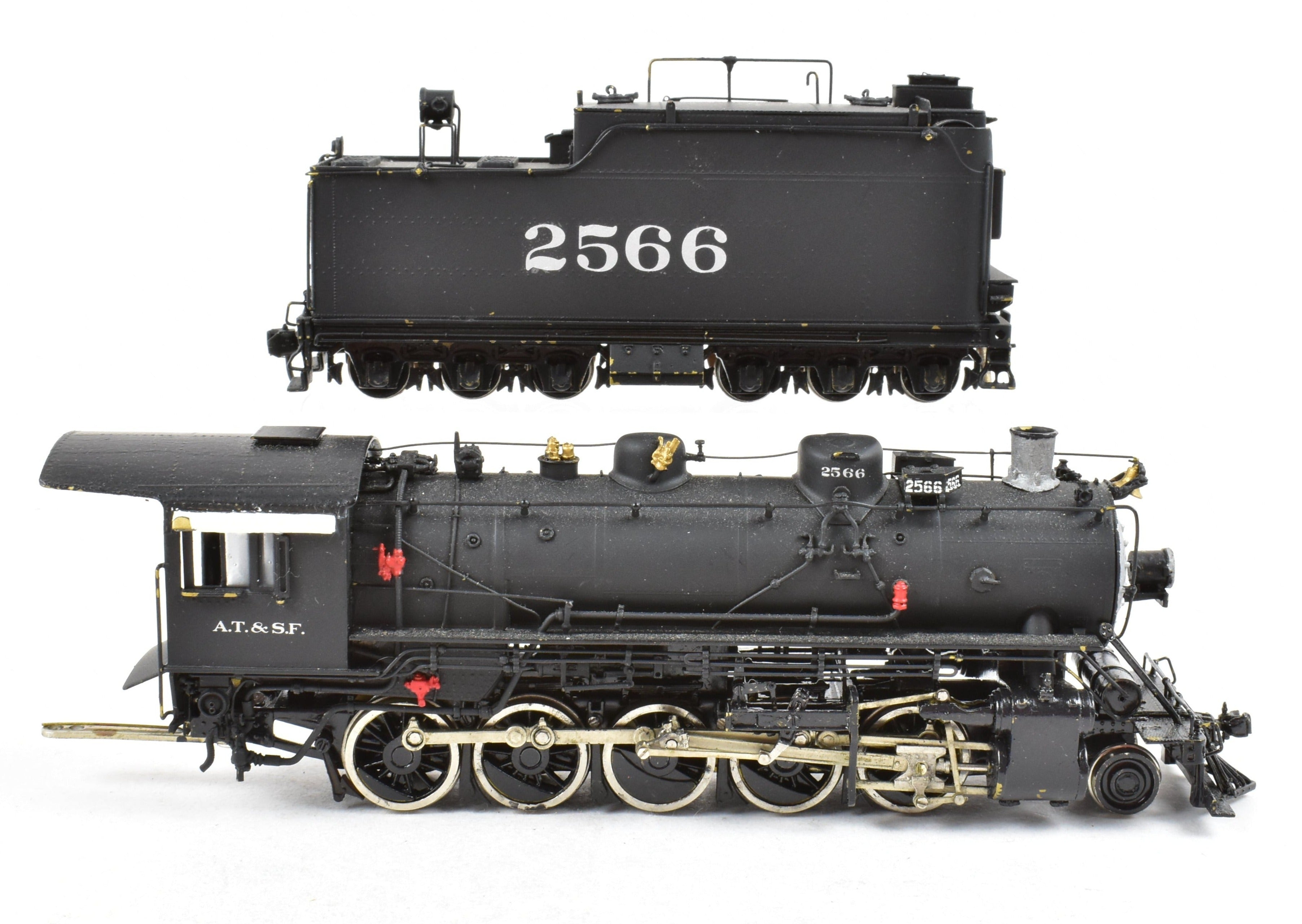 HO Brass Hallmark ATSF Santa Fe 2565 Class 2-10-0 Decapod Locomotive No. 2566