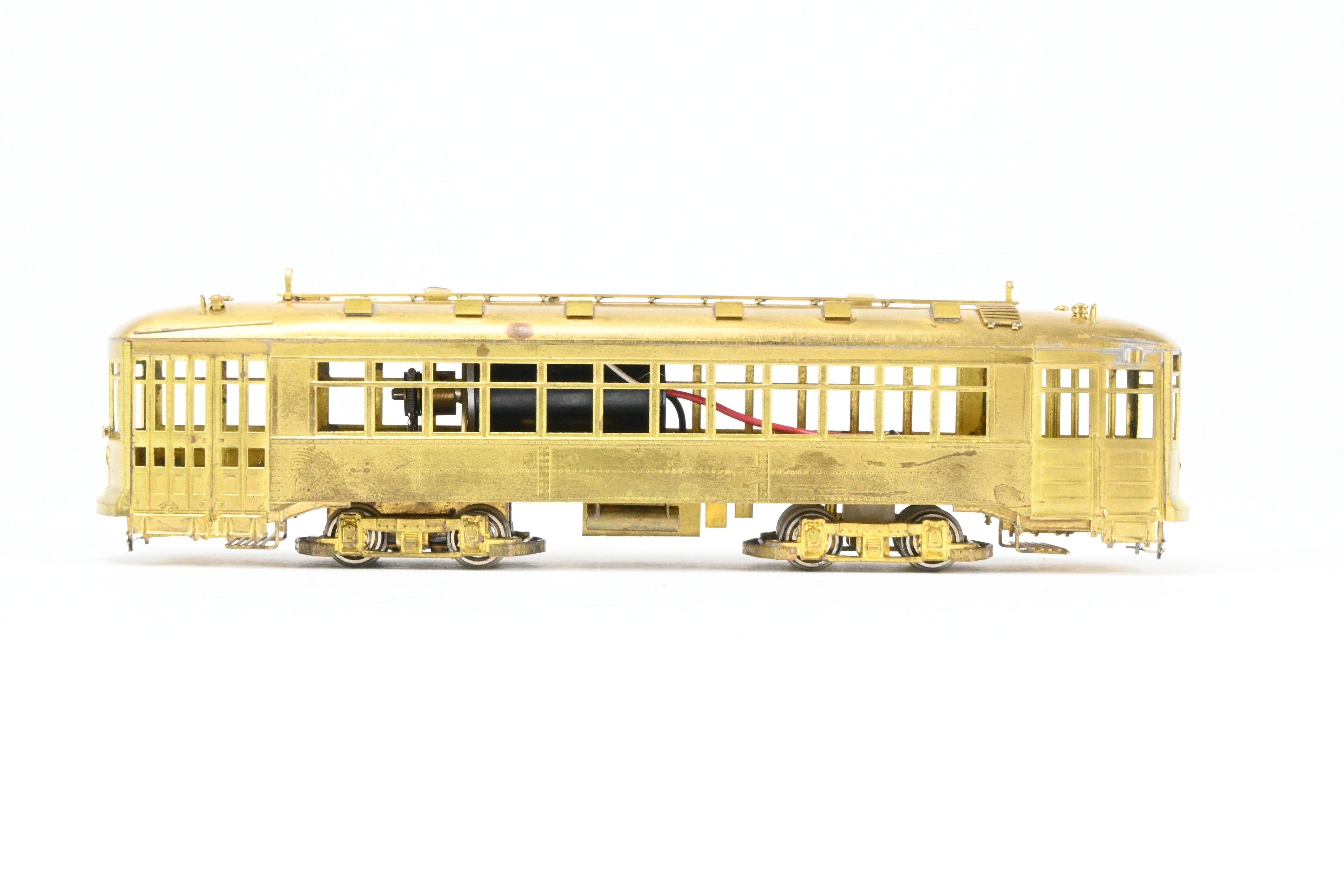 HO Scale Brass Fairfield 345-2 CSL Chicago Surface Lines Two-Man City Car