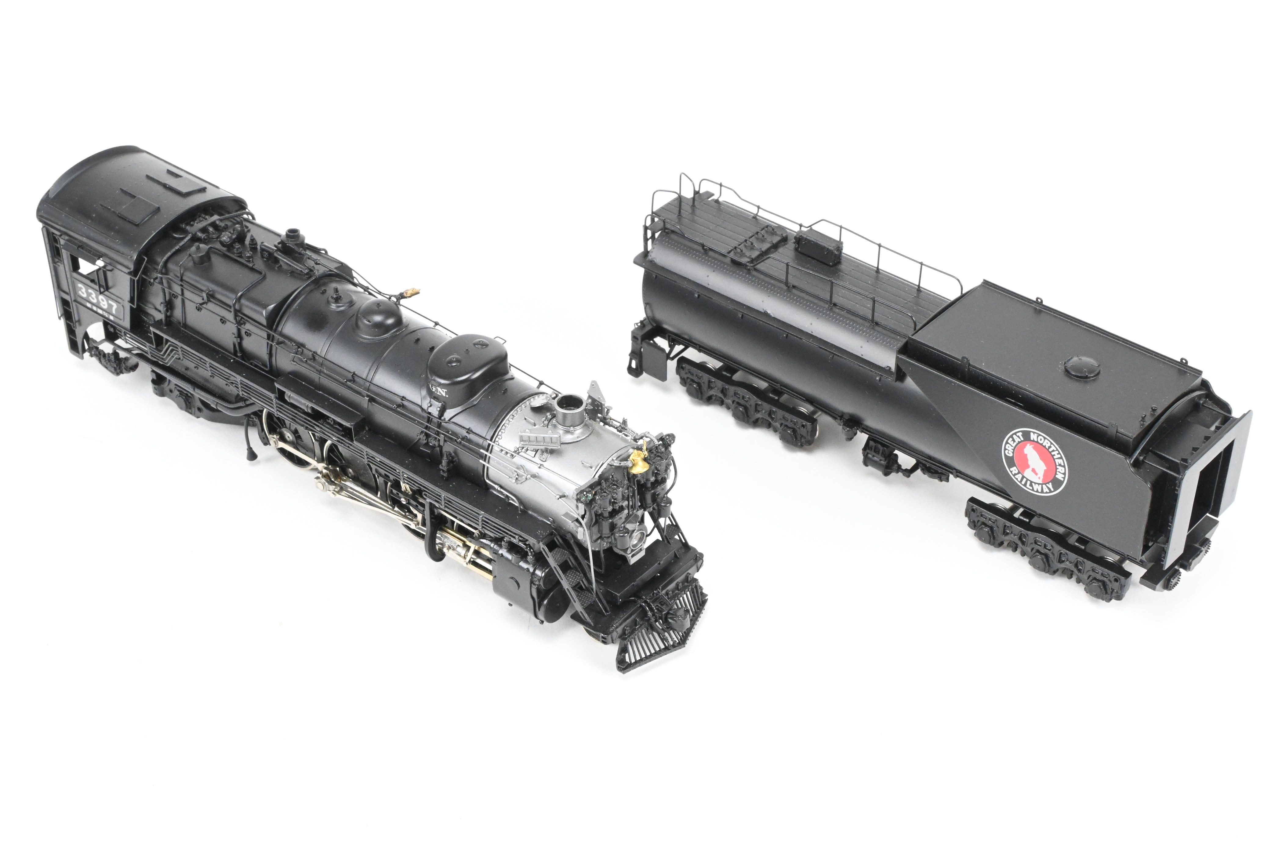 HO Scale Brass PFM - Tenshodo GN Great Northern 2-8-2 Class O-8 Crown Series No. 3397