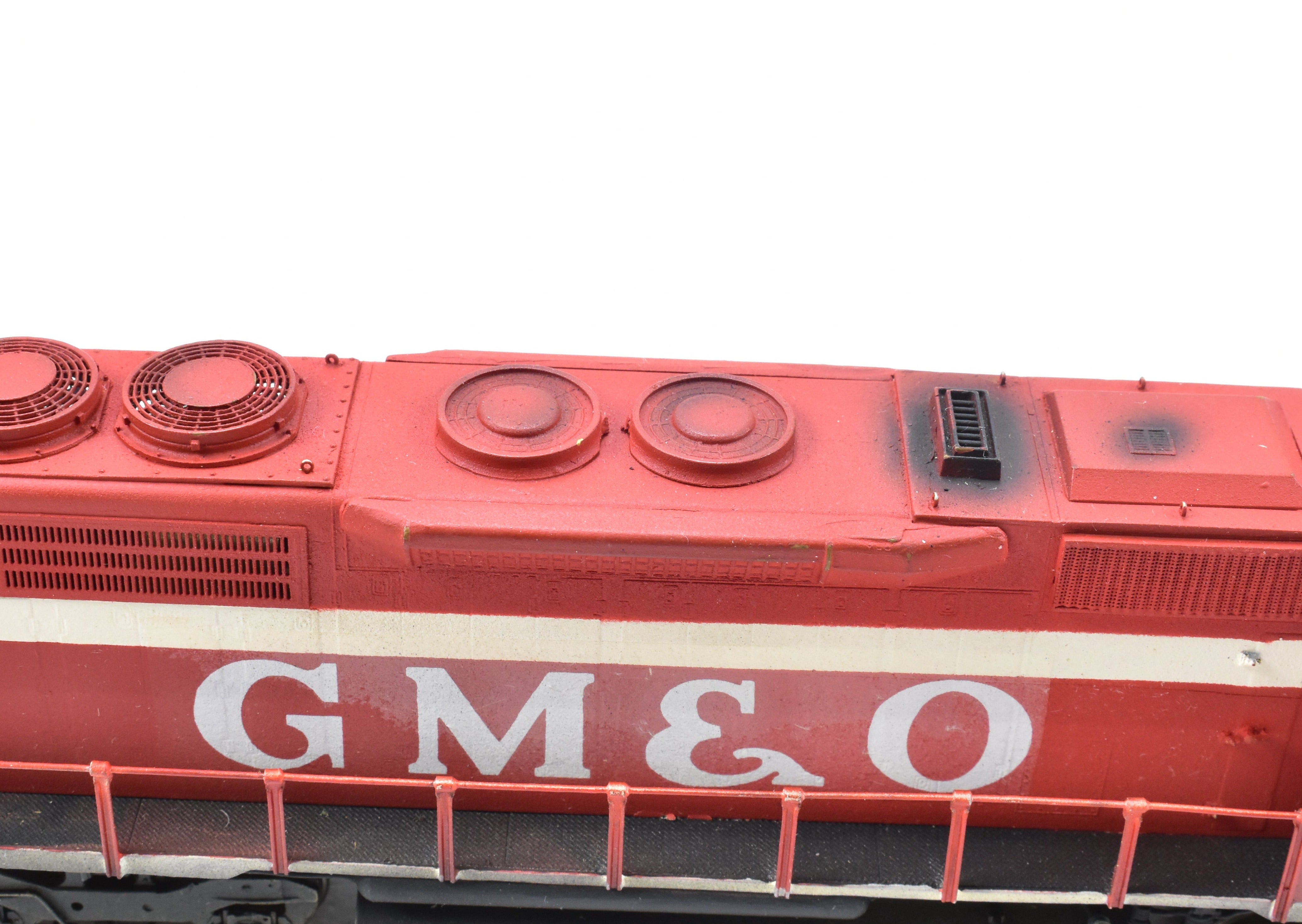 HO Scale Brass GM&O EMD SD40 C/P No. 912 by Overland Models w/ Light Weathering