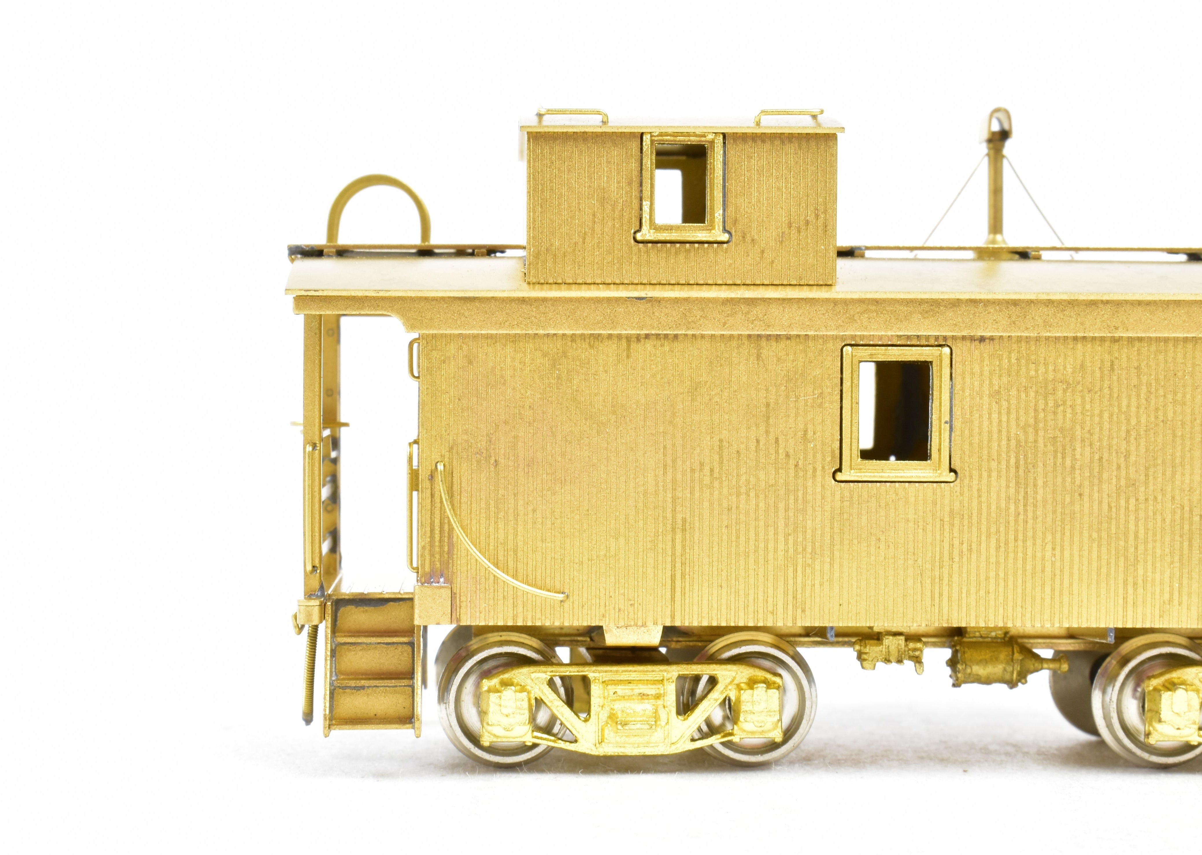 HO Scale Brass Model Northwest Short Line (NWSL) and Northern Pacific (NP) Wood Caboose for Model Train Enthusiasts