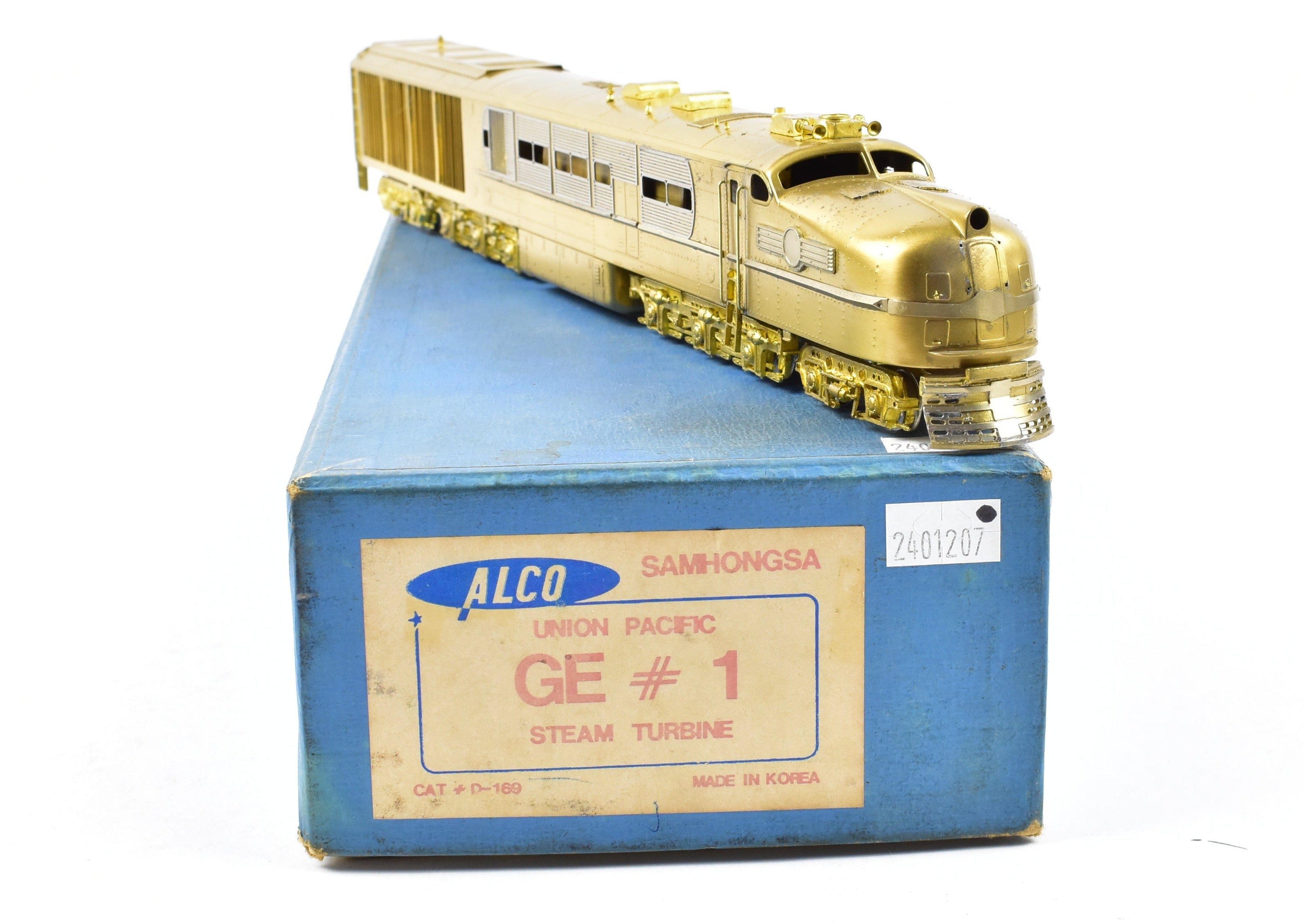 HO Scale Brass ALCO Model Union Pacific (UP) GE #1 Steam Turbine 4-C-C-4 Locomotive Toy Model for Collectors