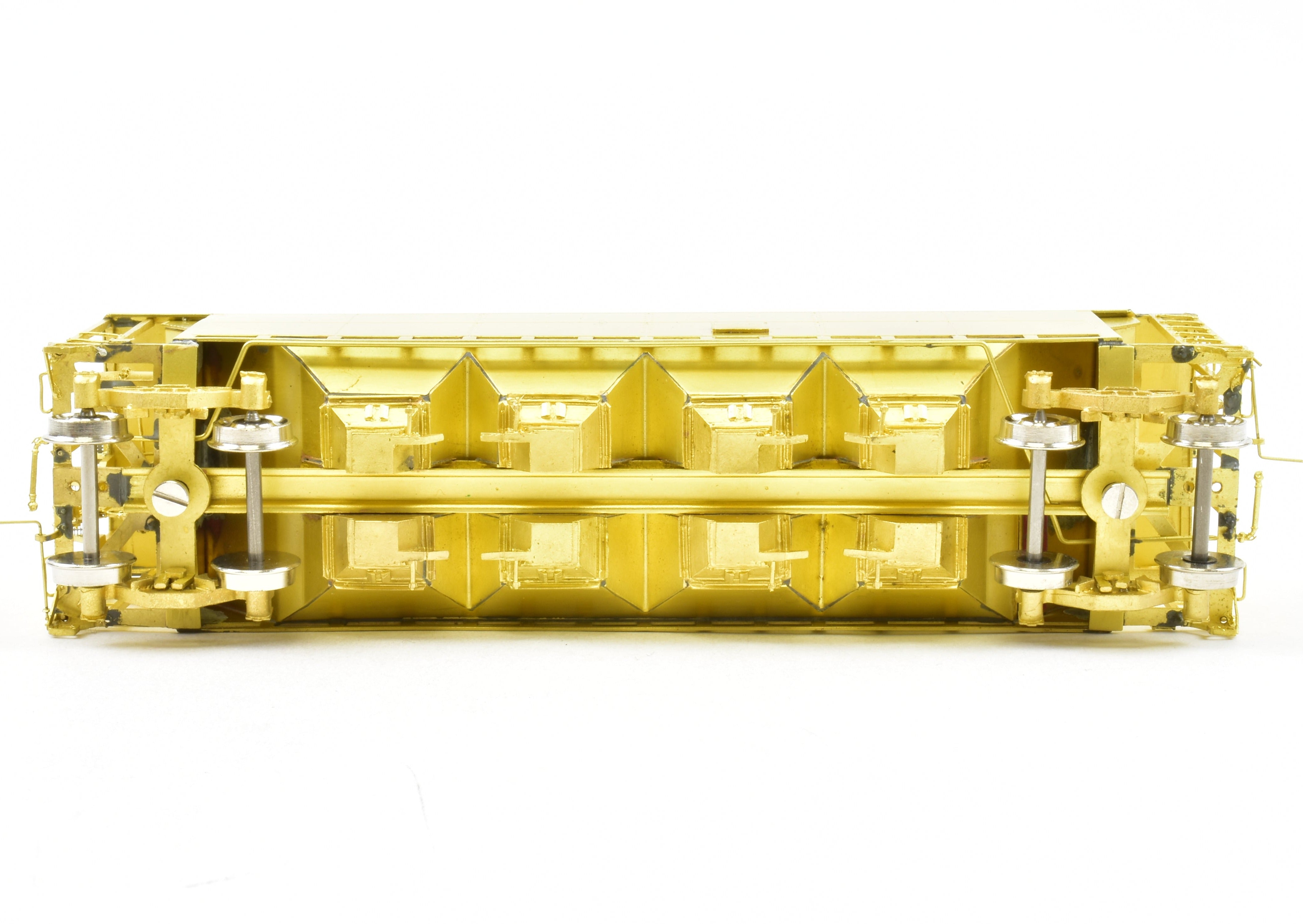HO Scale Brass Slab Side Covered Hopper Model by Overland Models, Inc. (OMI) Representing Toronto Hamilton & Buffalo (TH&B) #2830 - 2859 Series