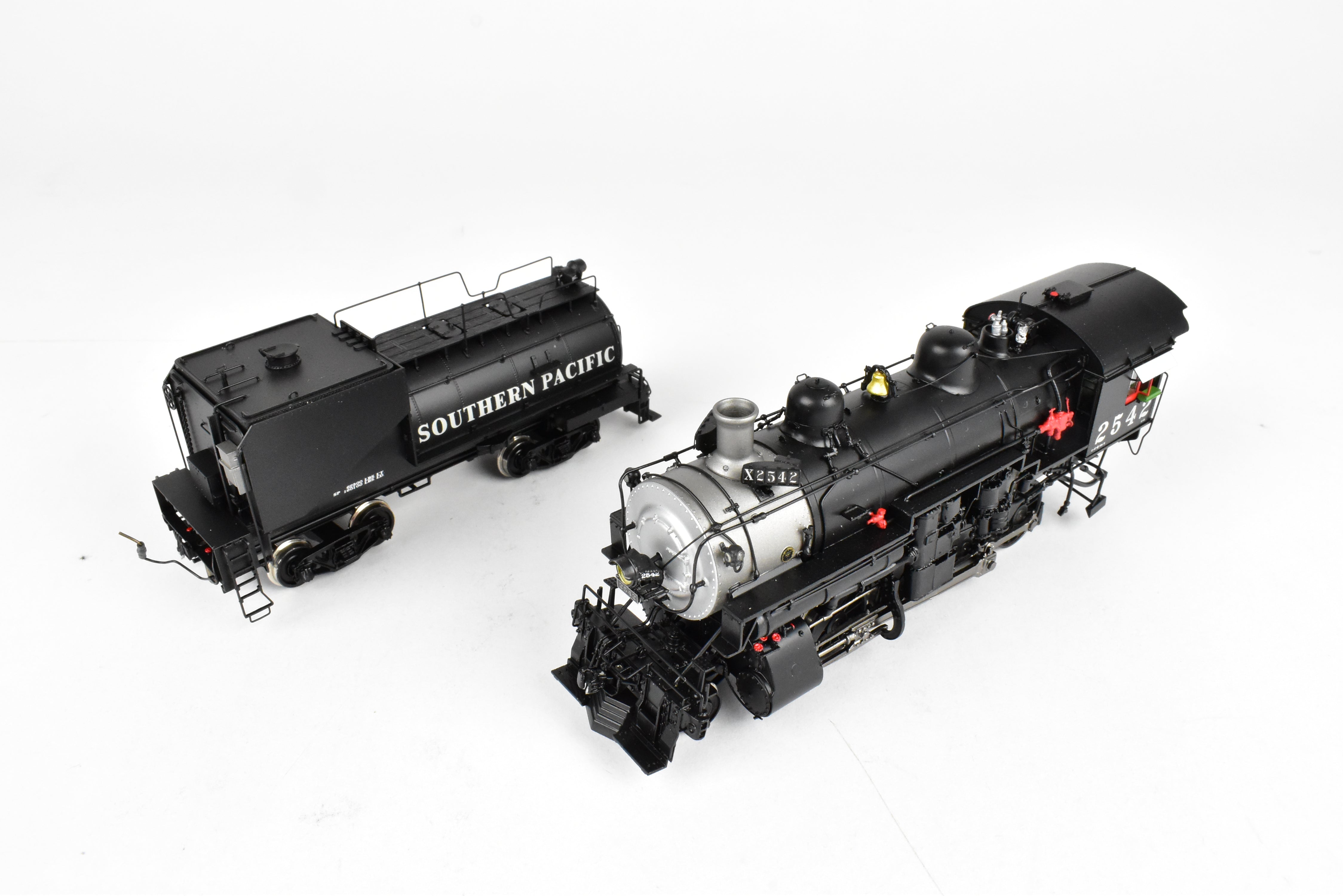 High - Quality HO Scale Brass Steam Locomotive - Challenger Imports SP Southern Pacific Class C - 9 2 - 8 - 0 Front Pilot Engine #2542