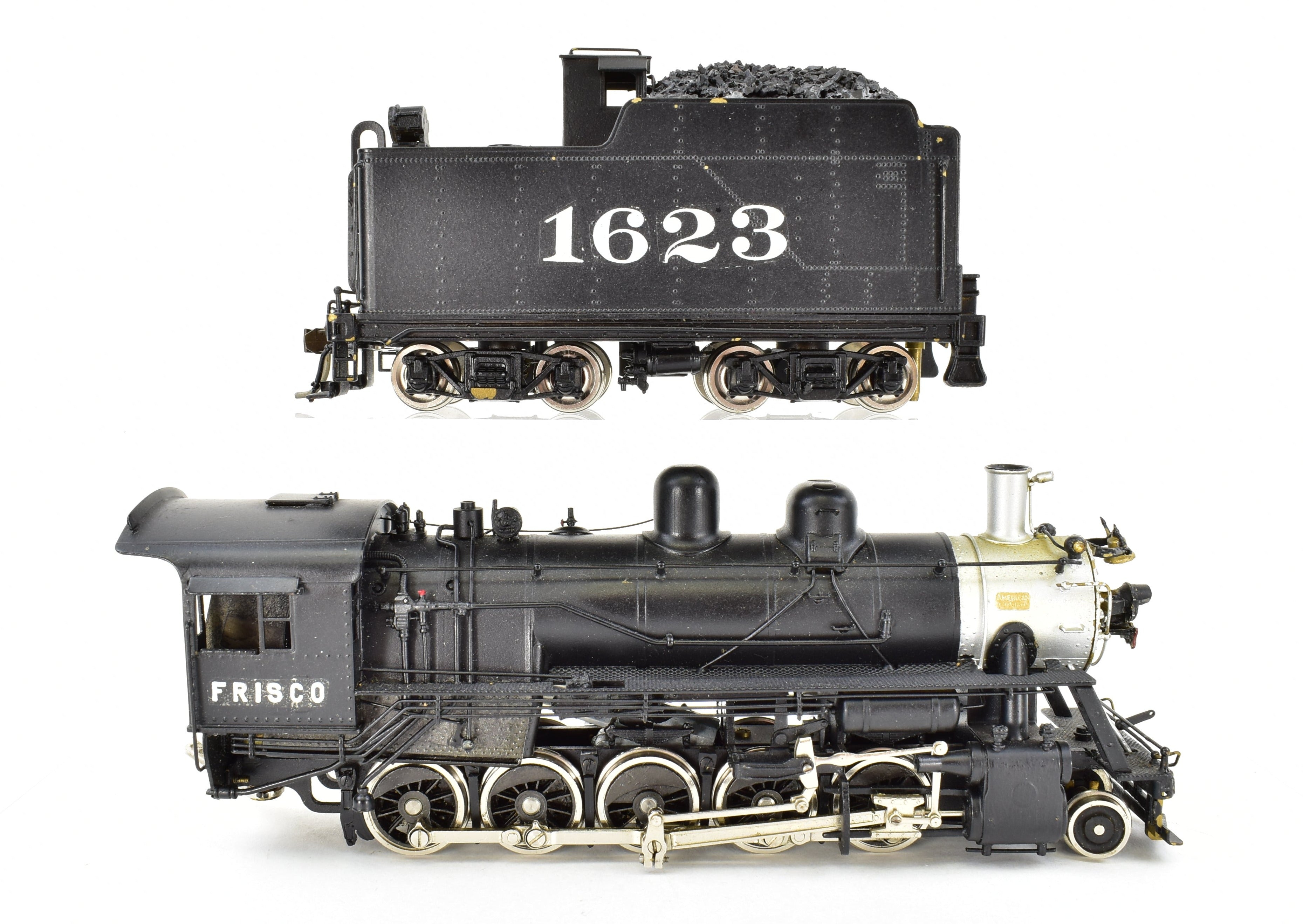 Custom Painted HO Brass PFM - United SLSF Frisco 2-10-0 Decapod Model