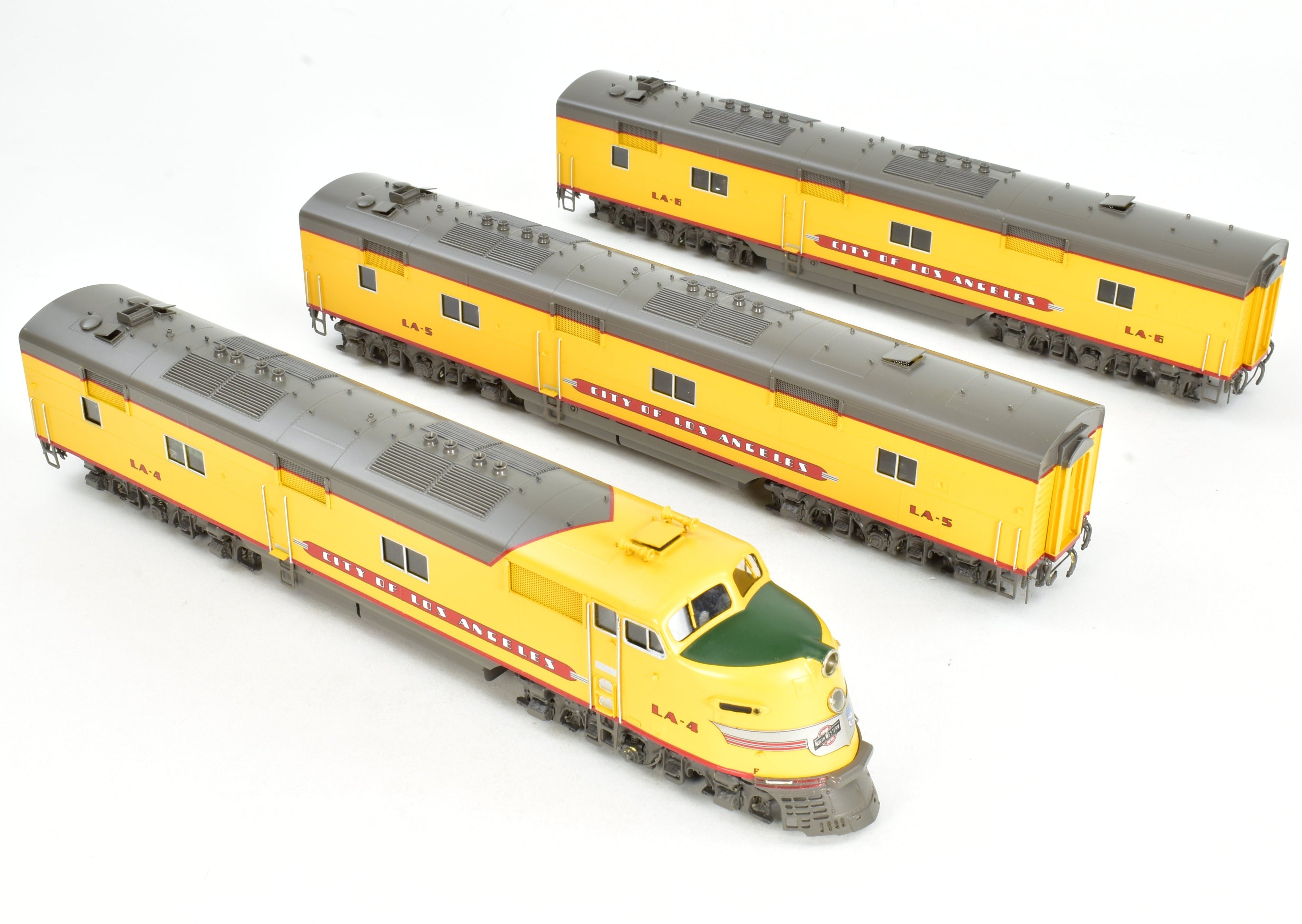 HO Scale Brass Locomotive CON CIL - Challenger Imports UP - Union Pacific COLA - City of Los Angeles EMD E6 A/B/B Set Freight Passenger Model Train