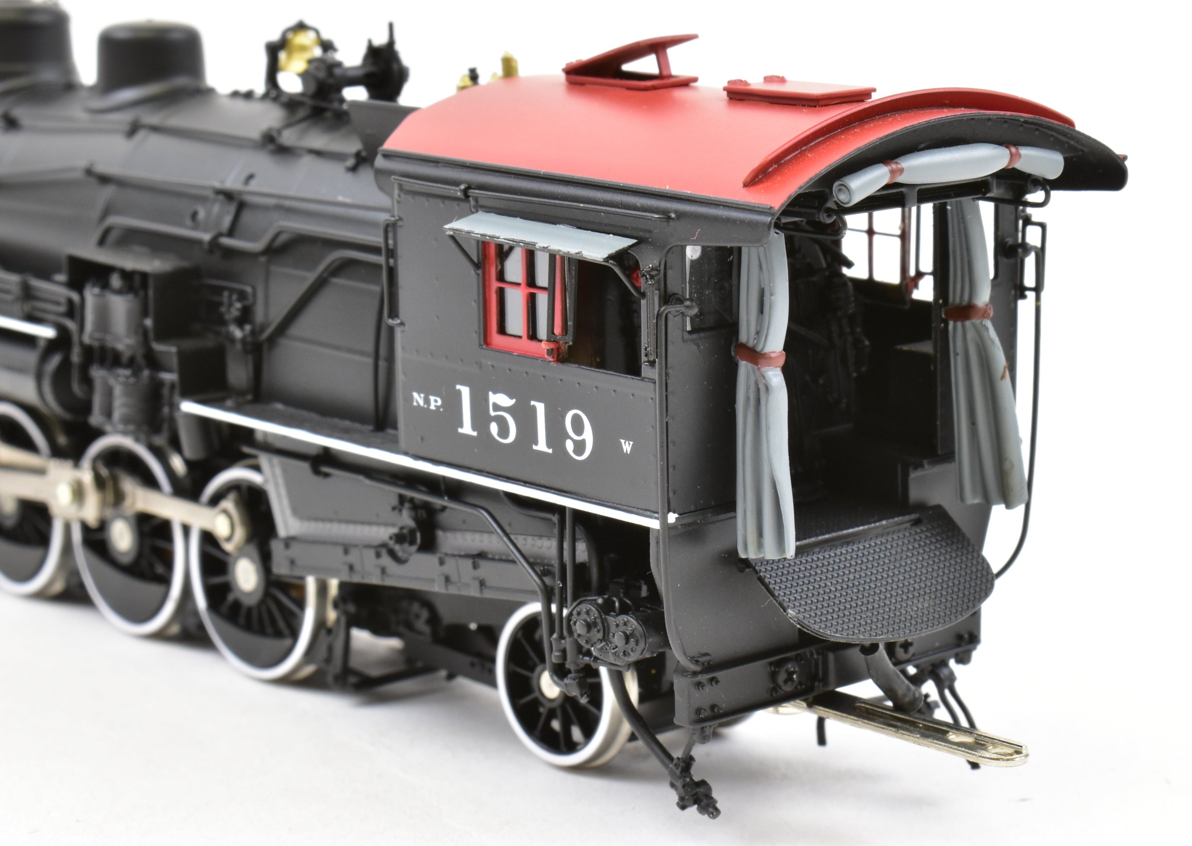 HO Scale Brass Northern Pacific Class W 2-8-2 Version 1A Painted Locomotive No. 1519 by W&R