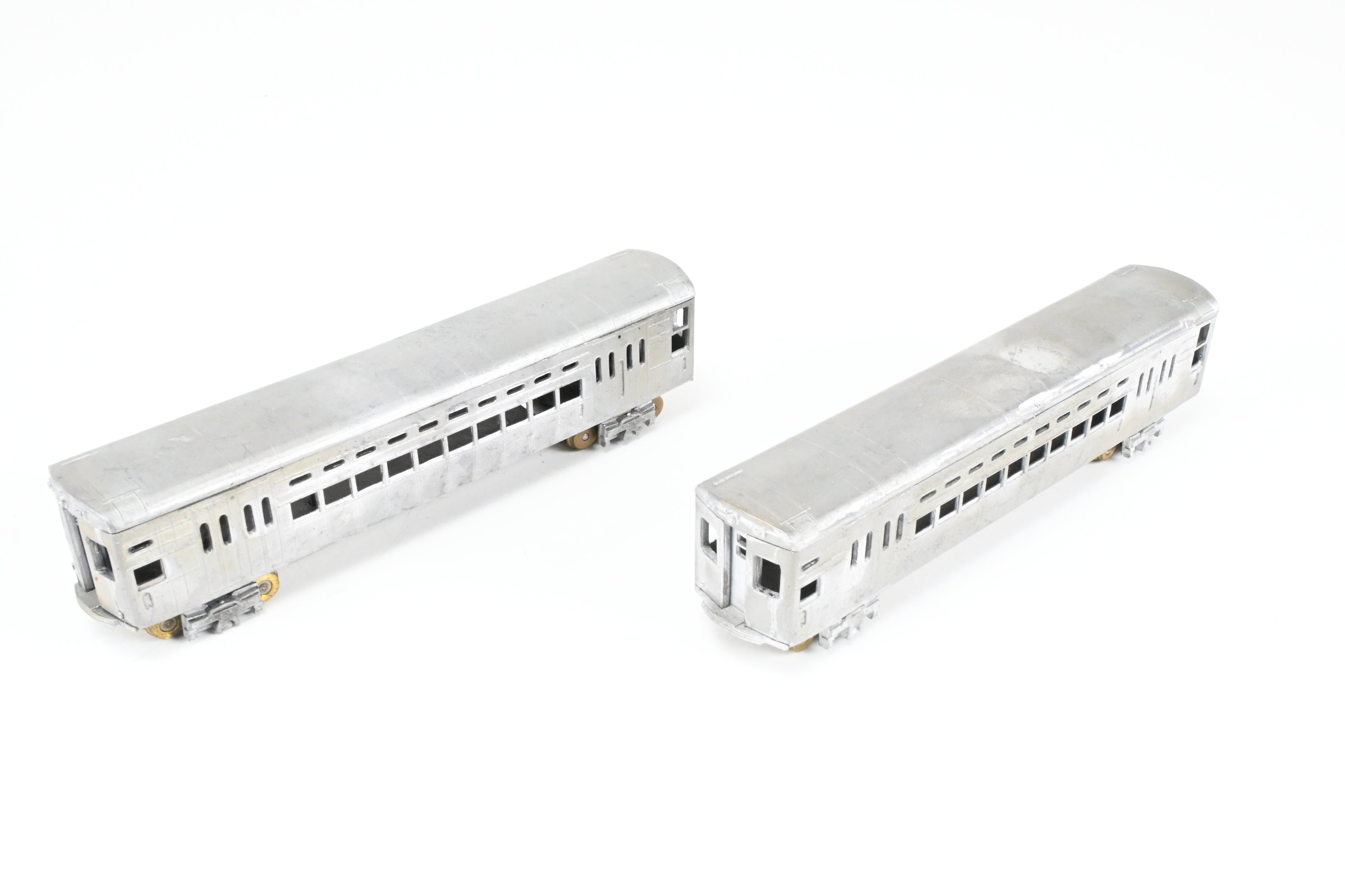 HO Scale Diecast Model Train Set - Chicago Transit Authority 1 - 50 Series Rapid Transit L Two - Car Set by MTS Imports
