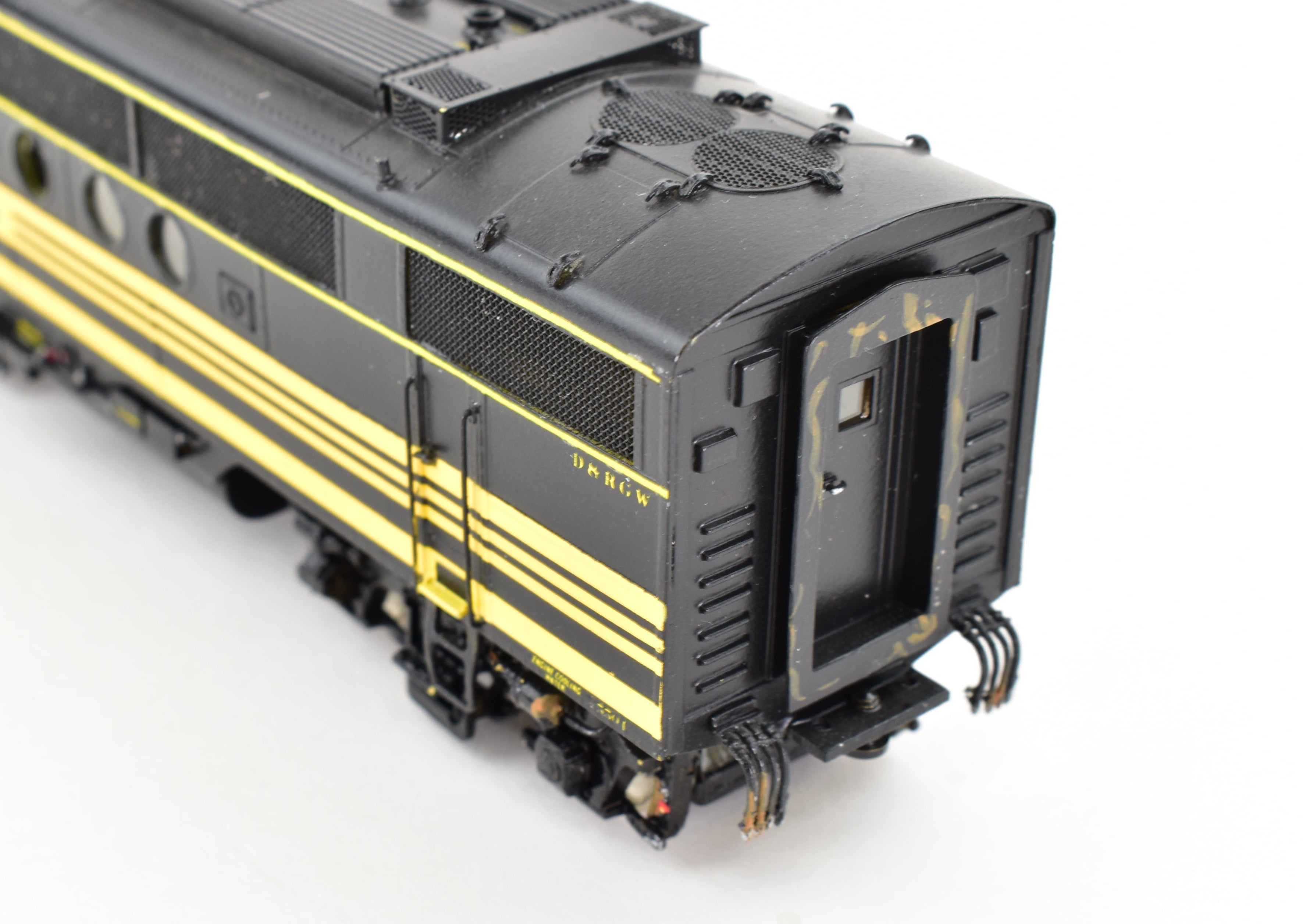 HO Scale Brass Model Train Set by Overland Models Inc. (OMI) - Custom Painted Denver & Rio Grande Western (D&RGW) EMD FT - A and FT - B Locomotive Set