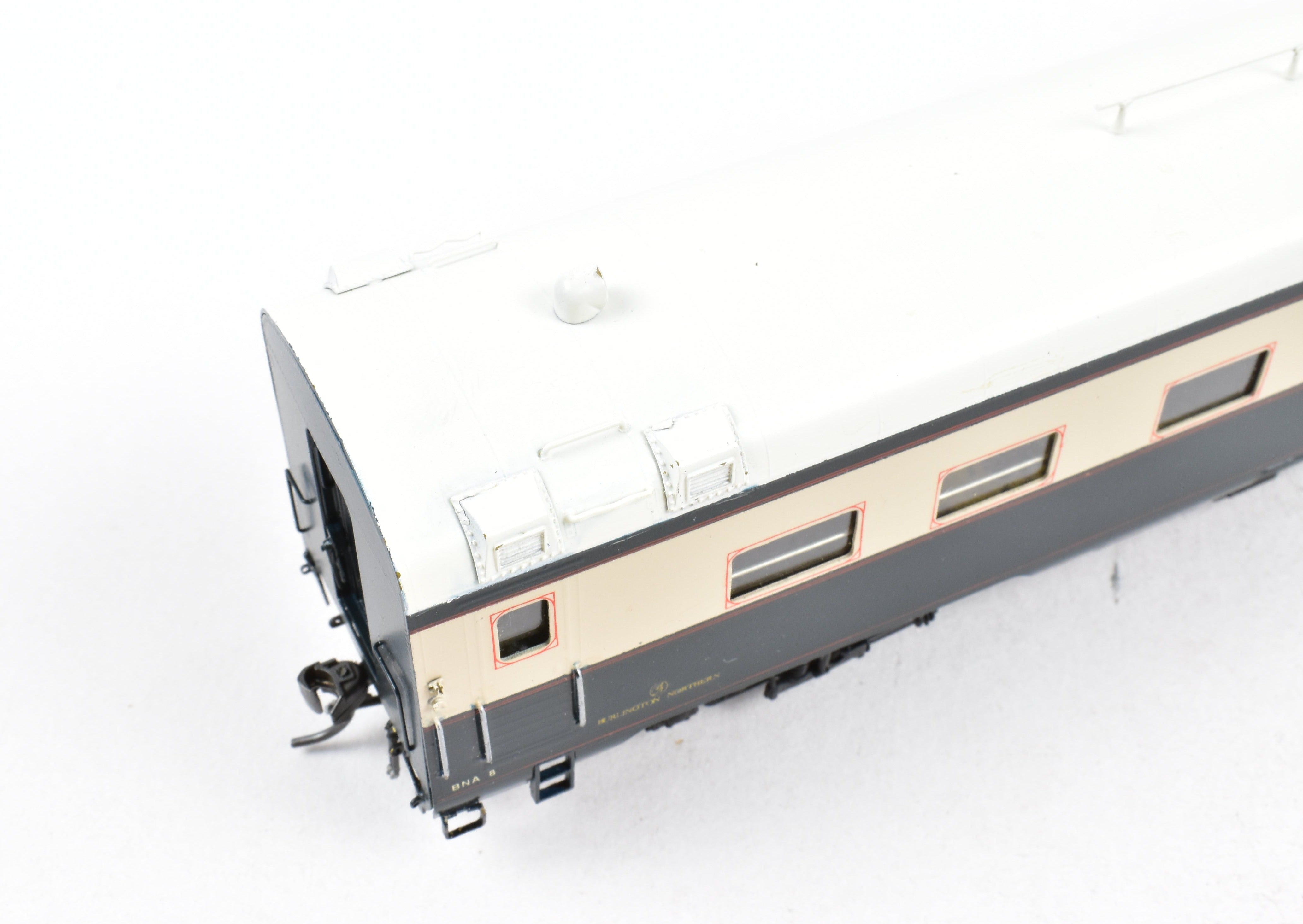HO Scale Brass Burlington Northern 'Canadian River' Pro - Painted Business Car by W&R Enterprises